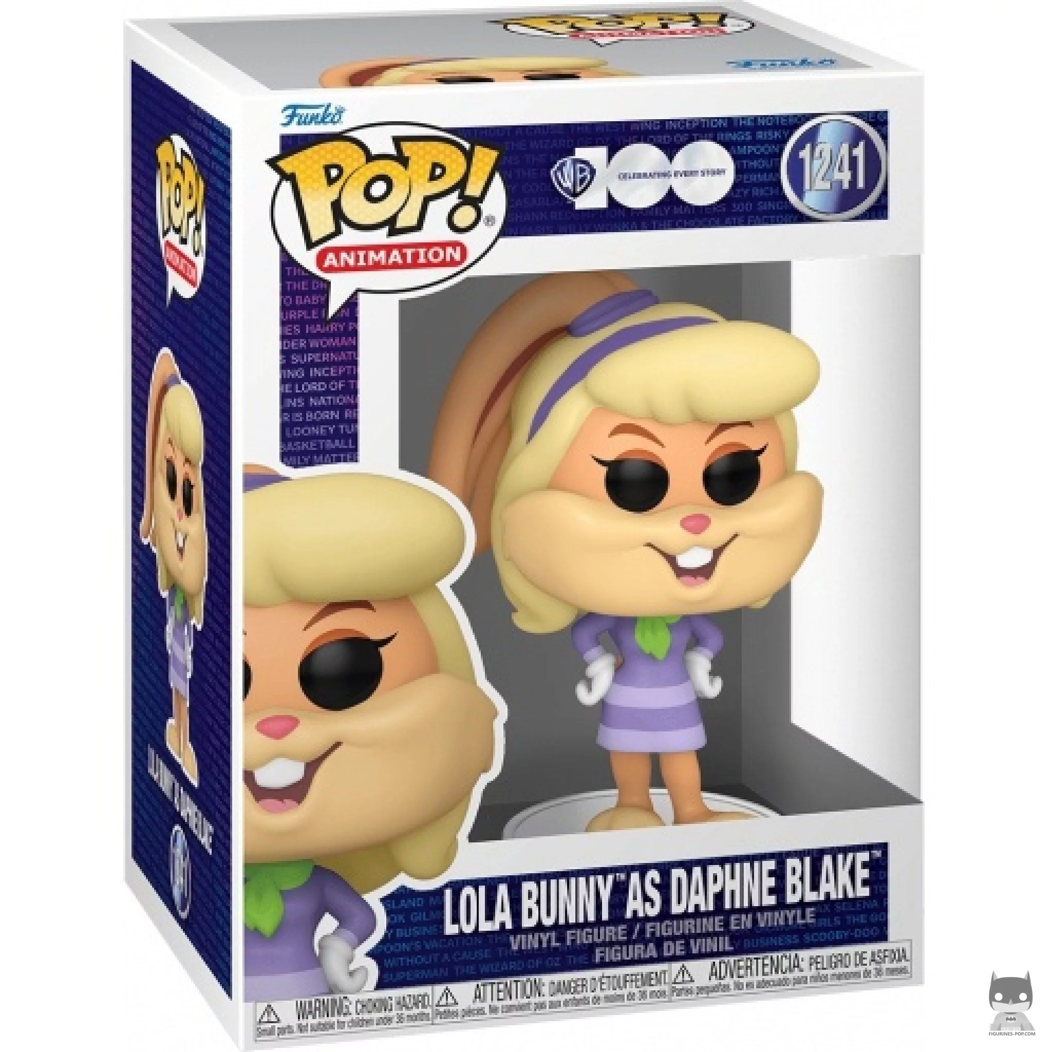 Lola Bunny as Daphne Blake Funko Pop! figure in its box