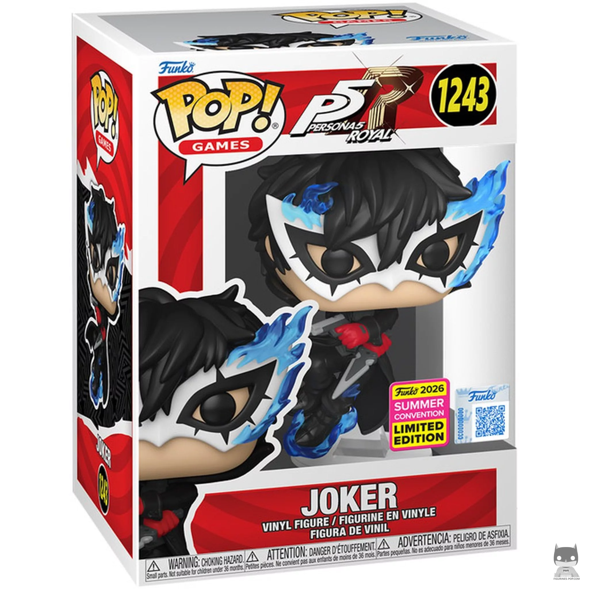 Joker (Leaping) Funko Pop! figure in its box