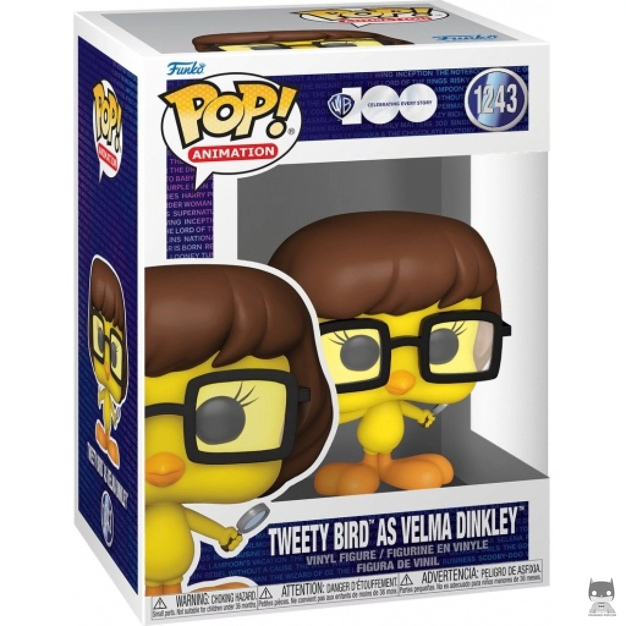 Tweety Bird as Velma Dinkley Funko Pop! figure in its box
