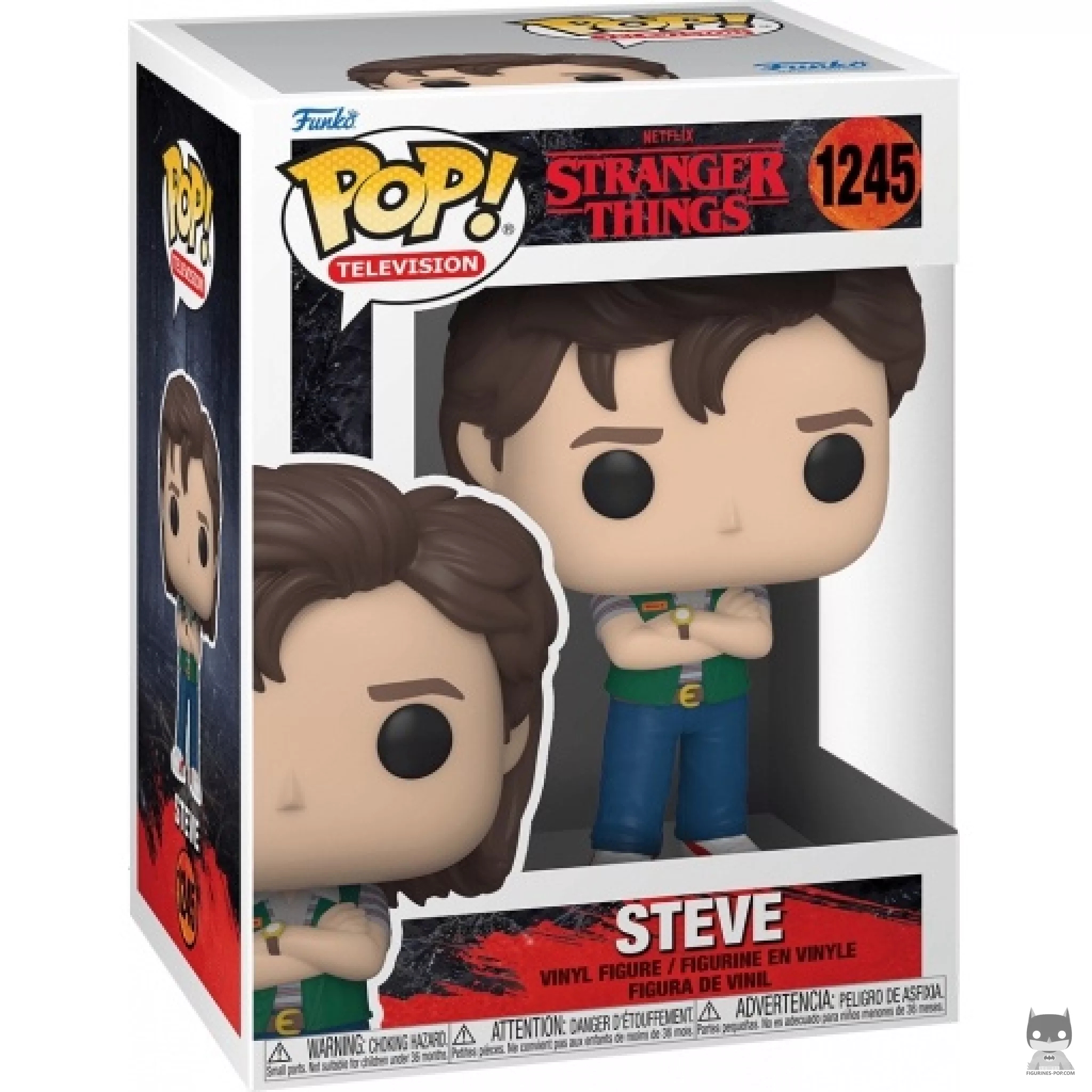 Steve Funko Pop! figure in its box