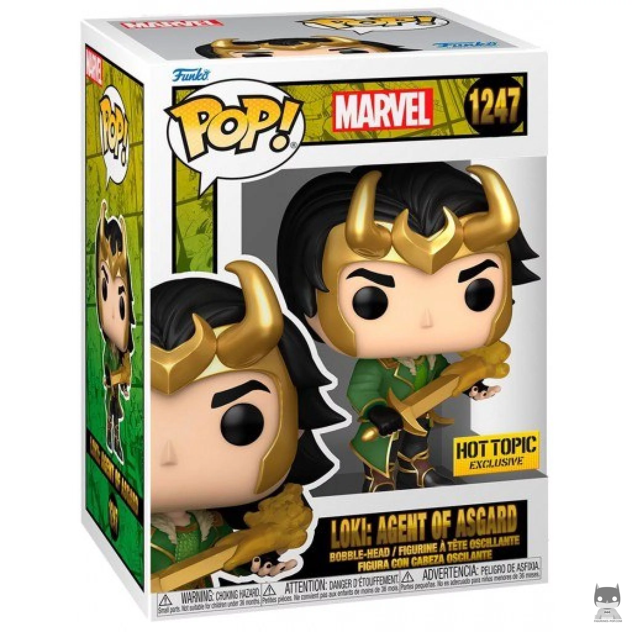 Loki Agent of Asgard Funko Pop! figure in its box