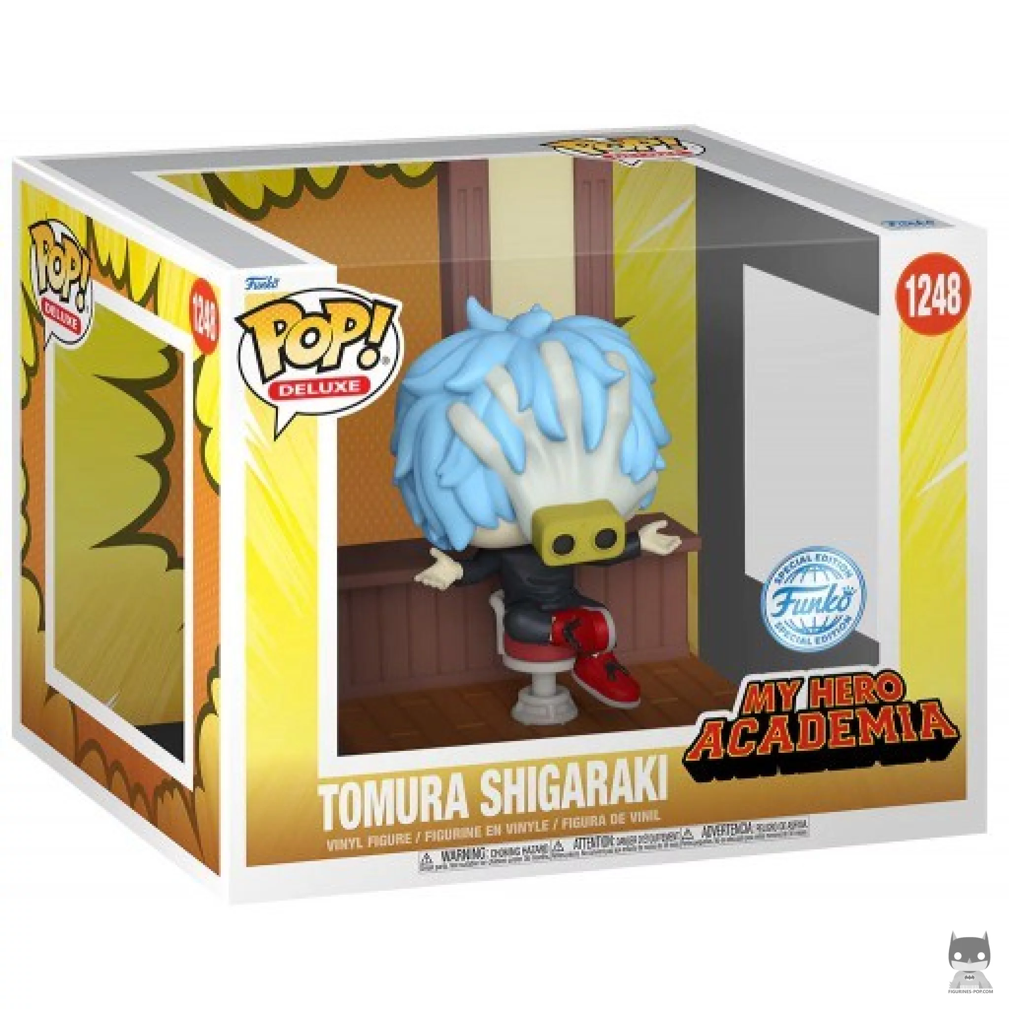 League of Villains: Tomura Shigaraki Funko Pop! figure in its box