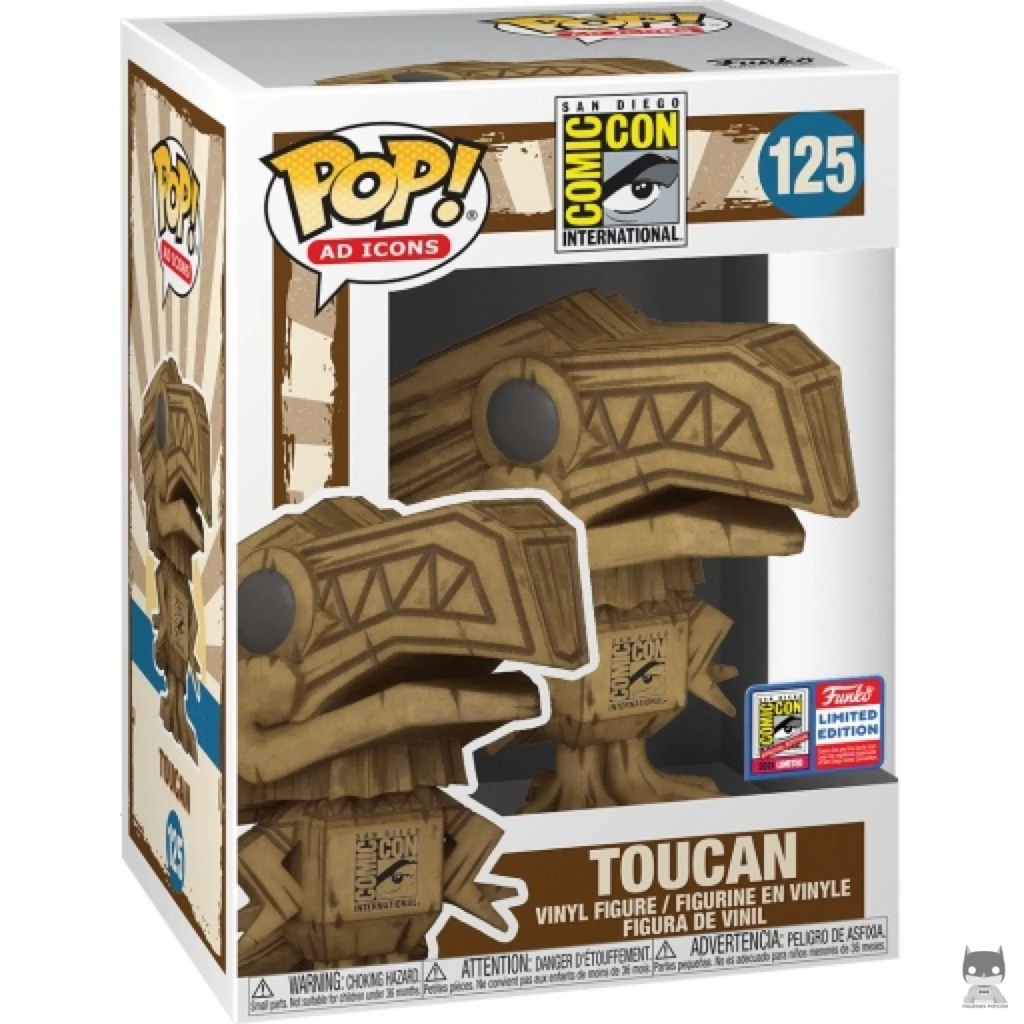 Toucan (Wood) Funko Pop! figure in its box