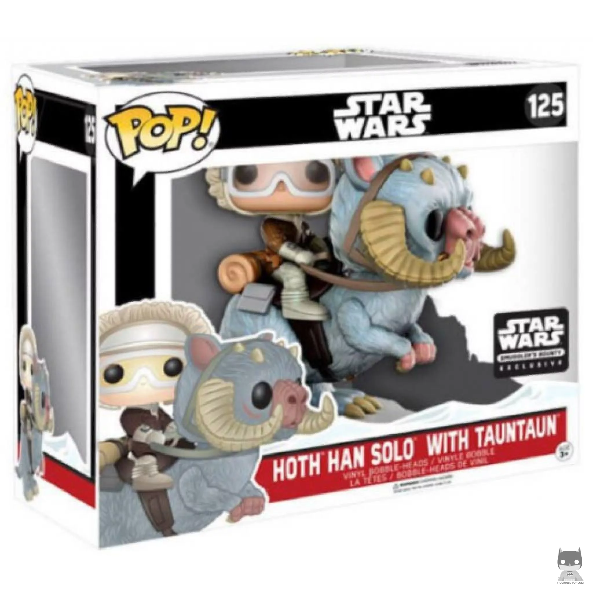 Hoth Han Solo with Tauntaun Funko Pop! figure in its box