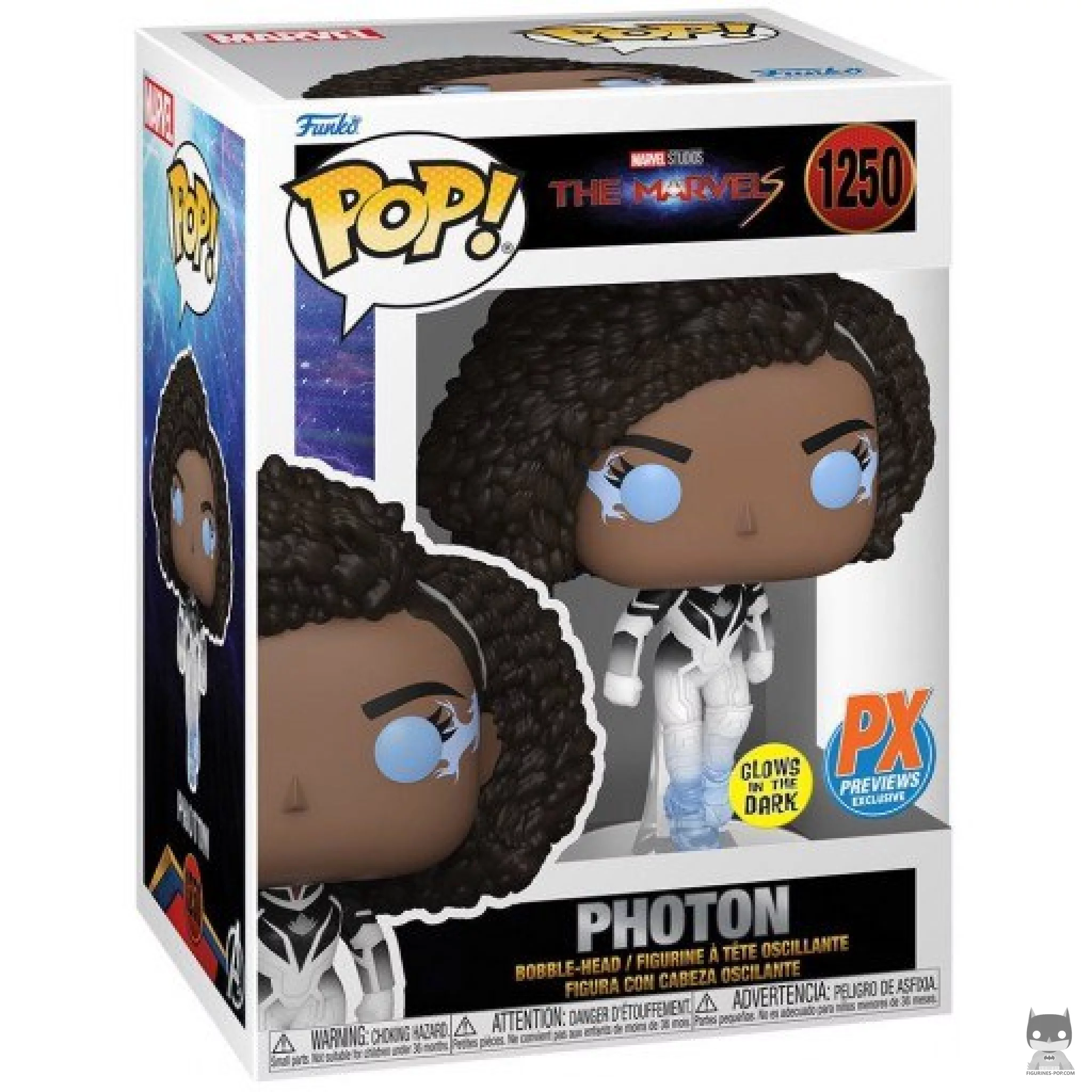 Photon (Glow in the Dark) Funko Pop! figure in its box