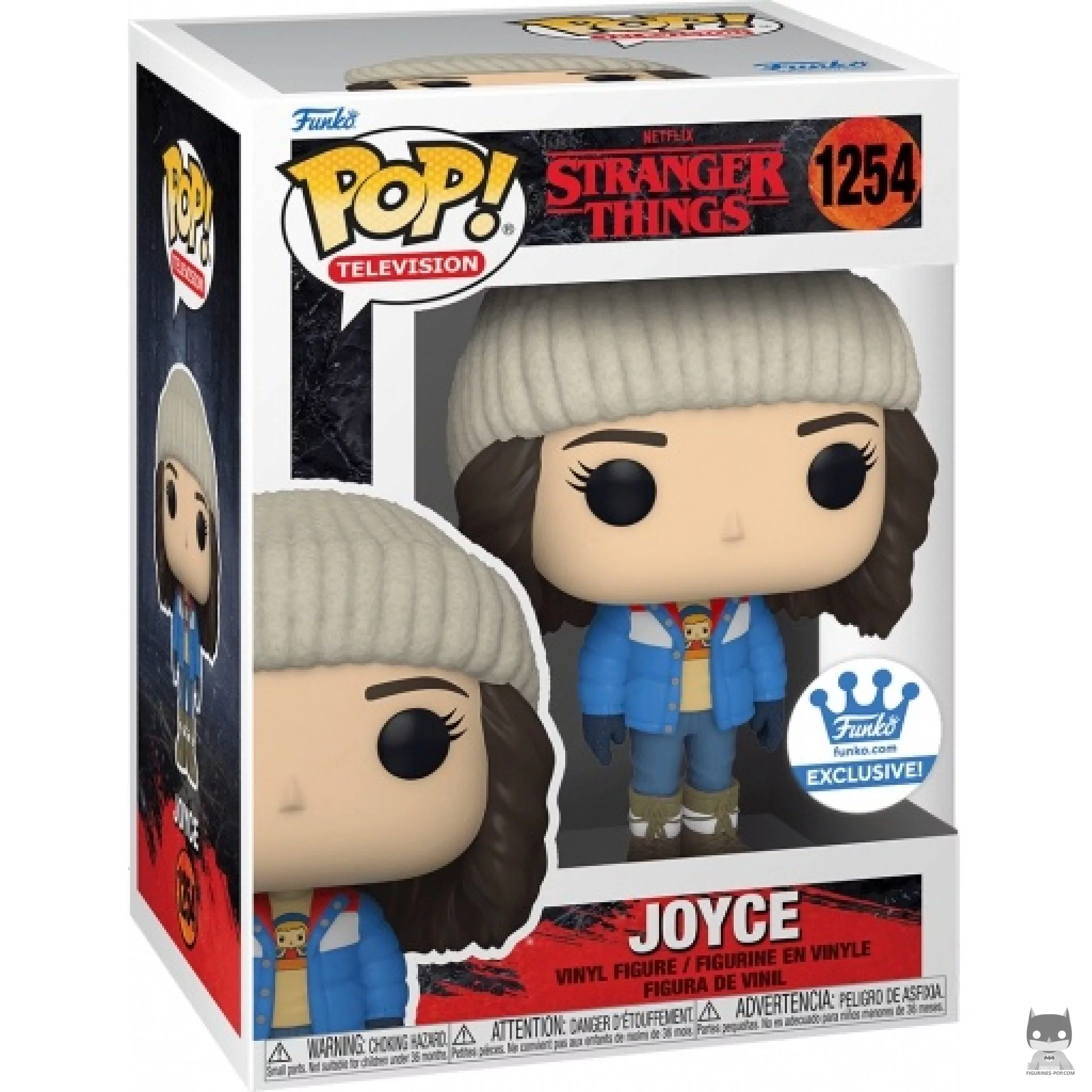 Joyce Funko Pop! figure in its box