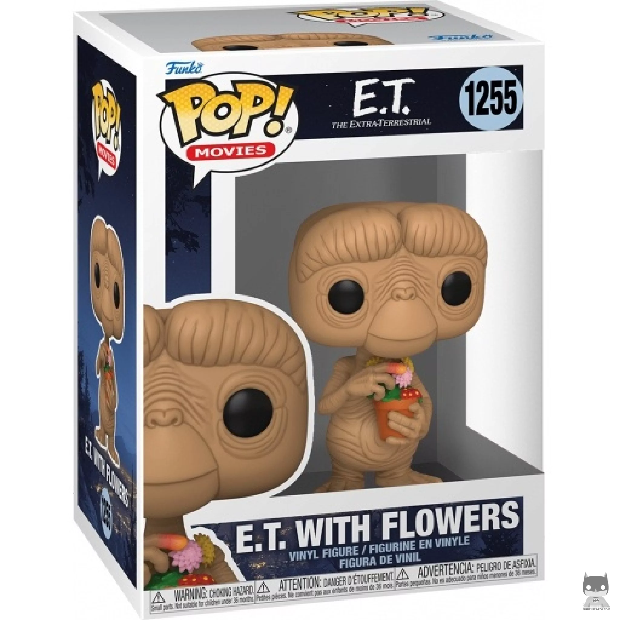 E.T. with Flowers Funko Pop! figure in its box