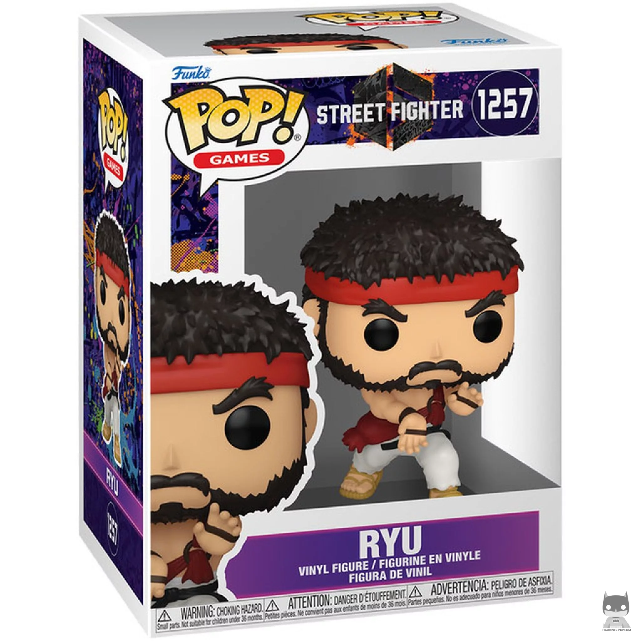 Ryu Funko Pop! figure in its box