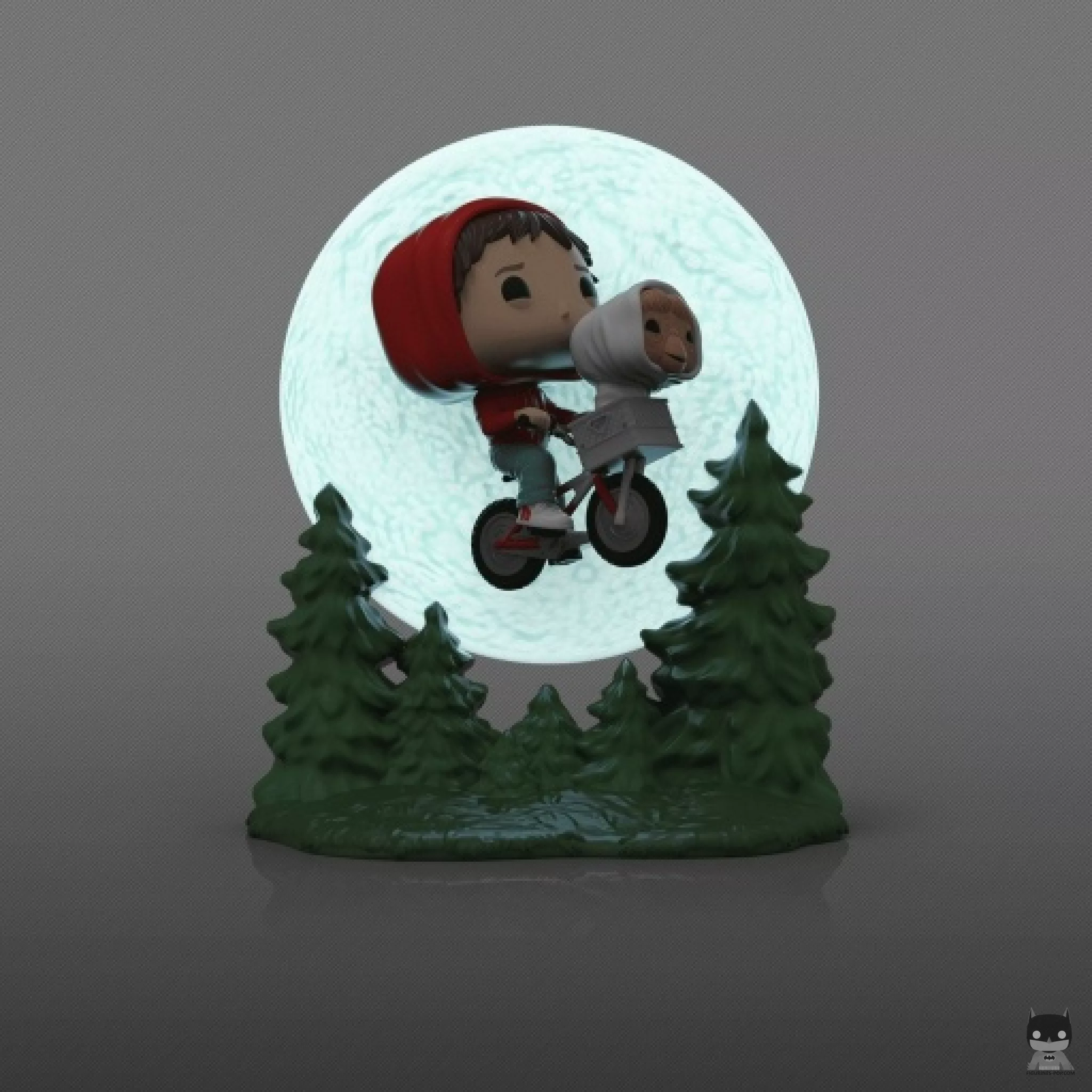 Elliott & E.T. Bike Flying (Glow in the Dark) Funko Pop! figure (E.T. the extra-terrestrial)