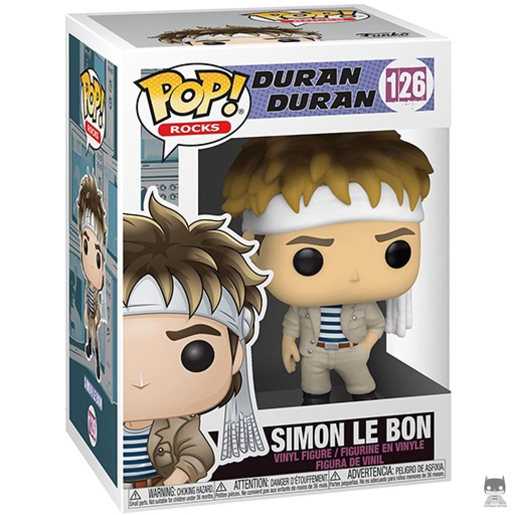 Simon Le Bon Funko Pop! figure in its box