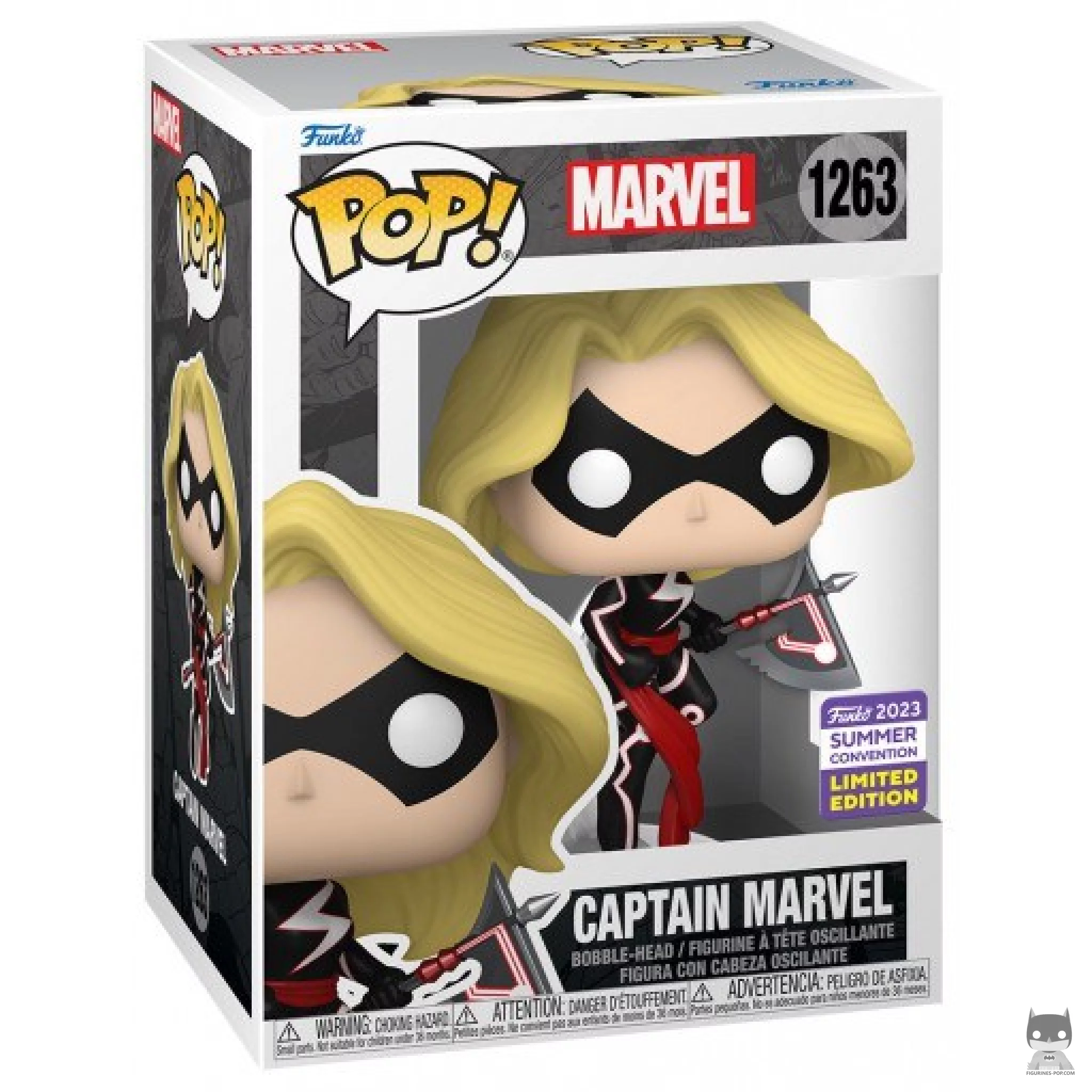 Captain Marvel (Carol Danvers) Funko Pop! figure in its box