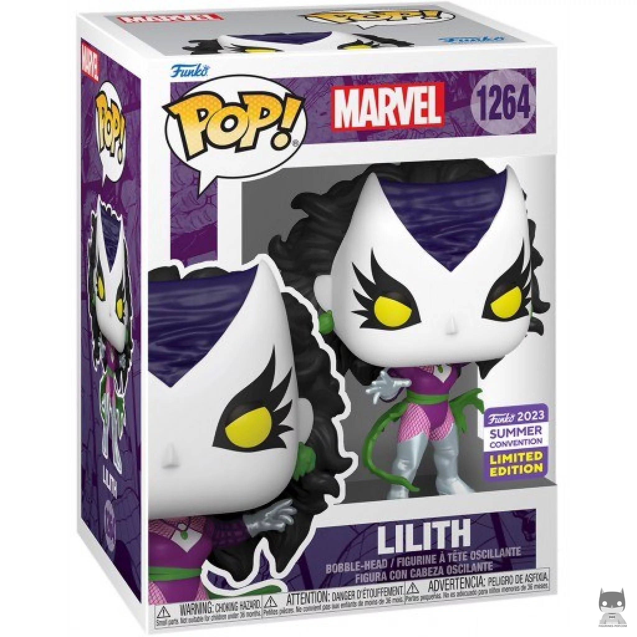 Lilith "Mother of Demons" Funko Pop! figure in its box