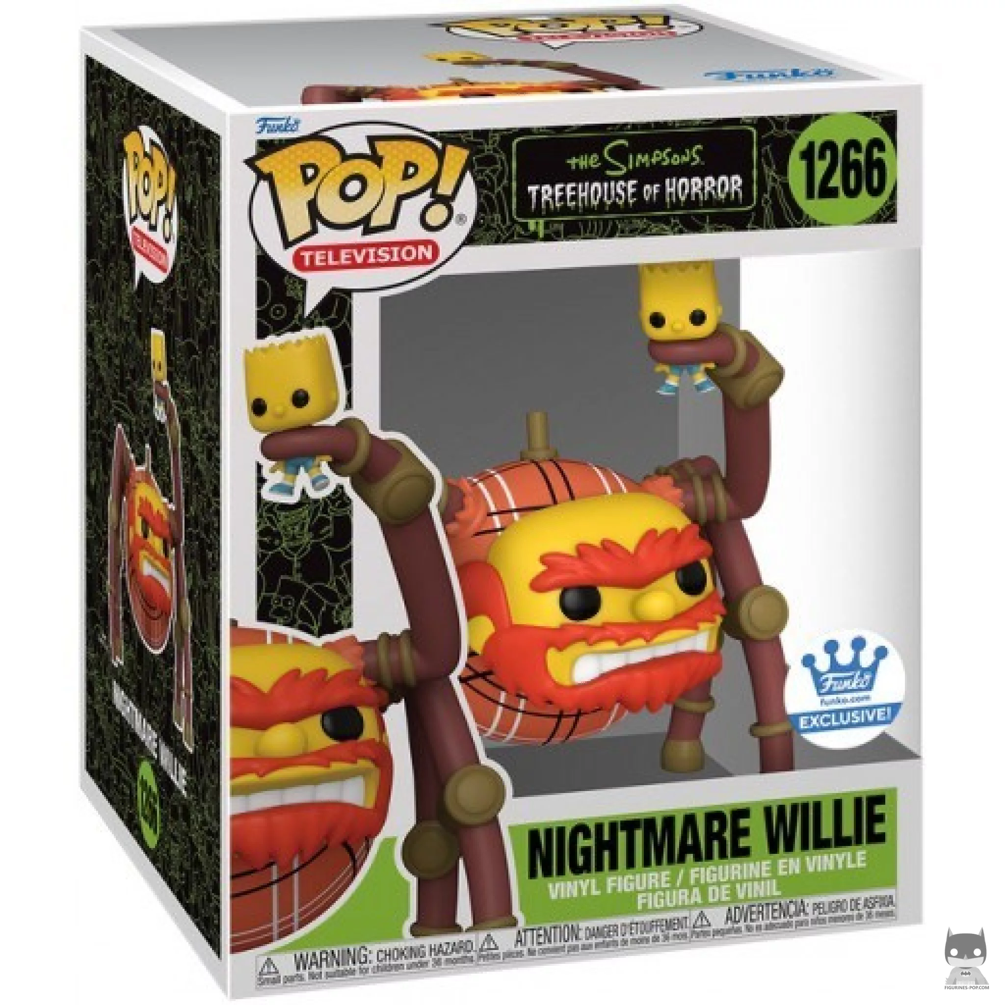 Spider Willie (Supersized) Funko Pop! figure in its box