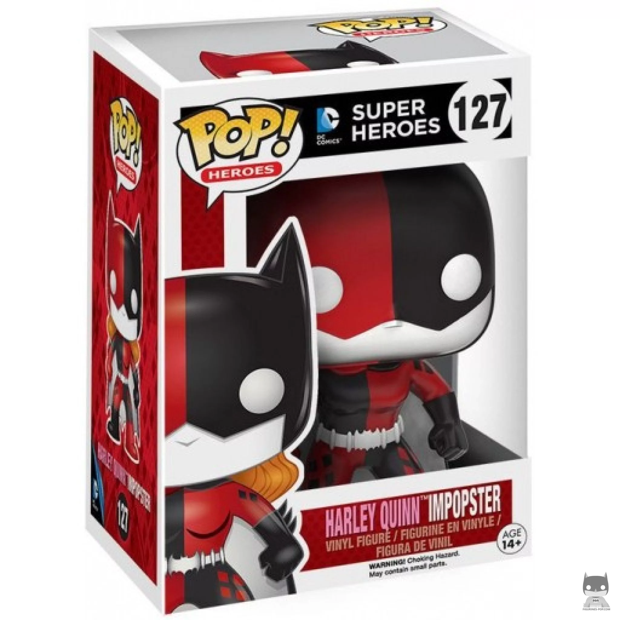 Batgirl as Harley Quinn Funko Pop! figure in its box