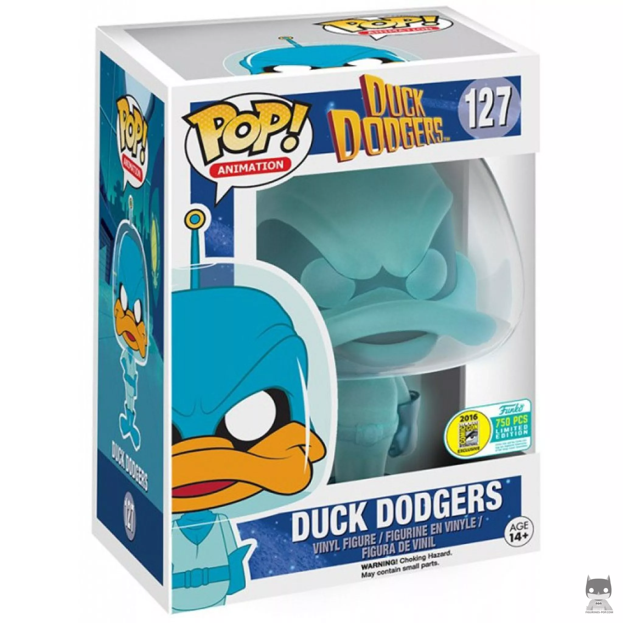 Duck Dodgers (Blue) Funko Pop! figure in its box