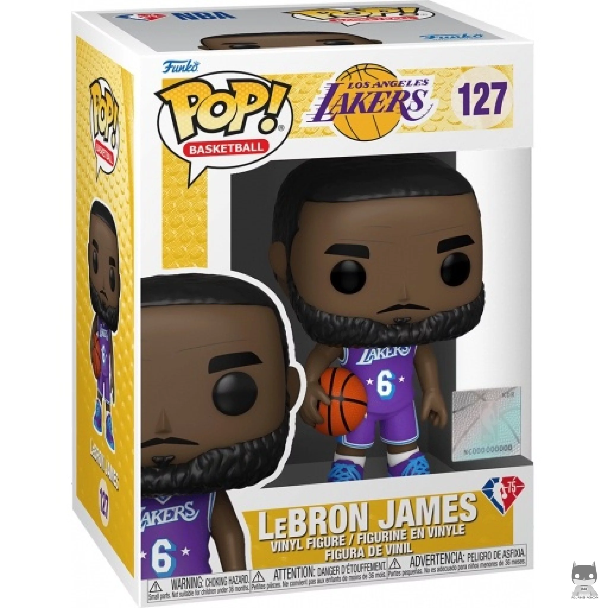 LeBron James Funko Pop! figure in its box