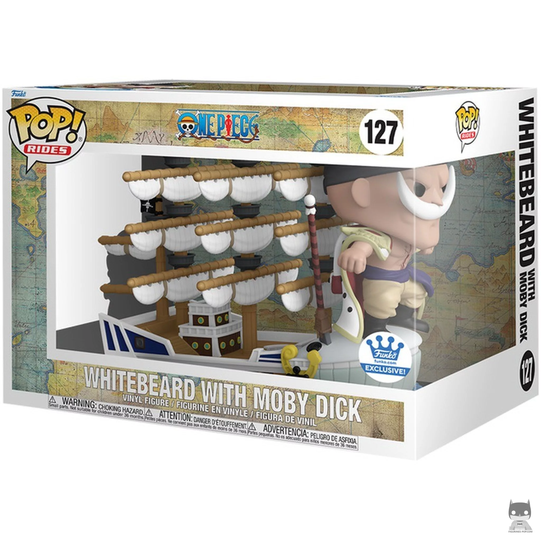 Whitebeard with Moby Dick Funko Pop! figure in its box