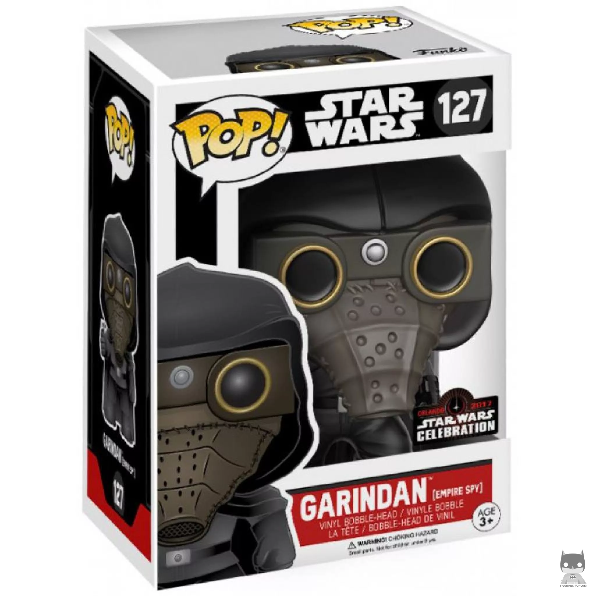 Garindan Empire Spy Funko Pop! figure in its box