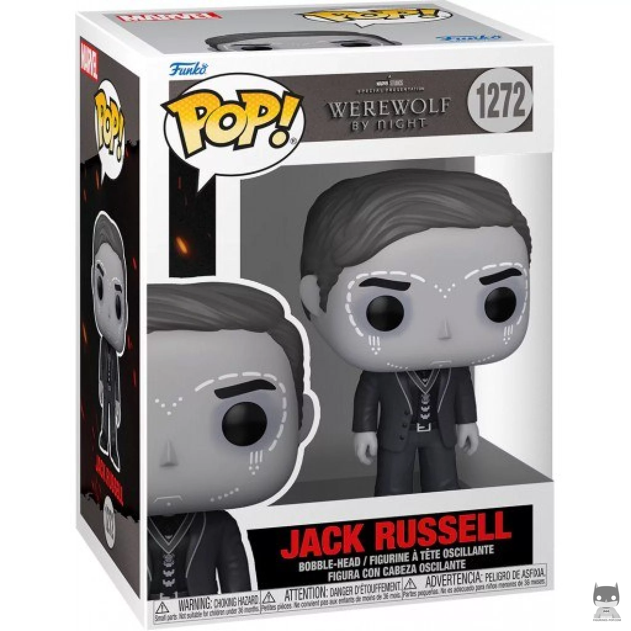 Jack Russell Funko Pop! figure in its box