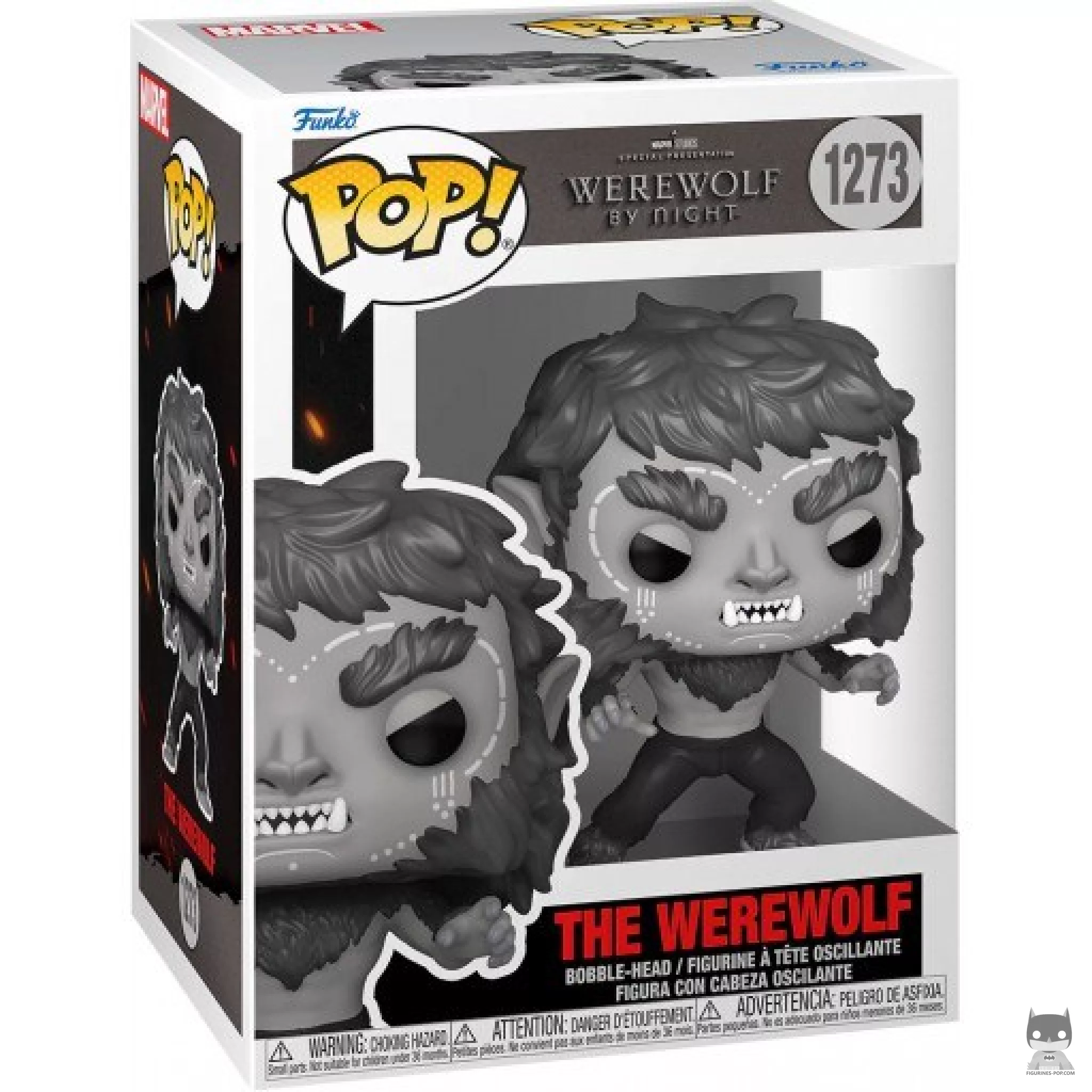 The Werewolf Funko Pop! figure in its box