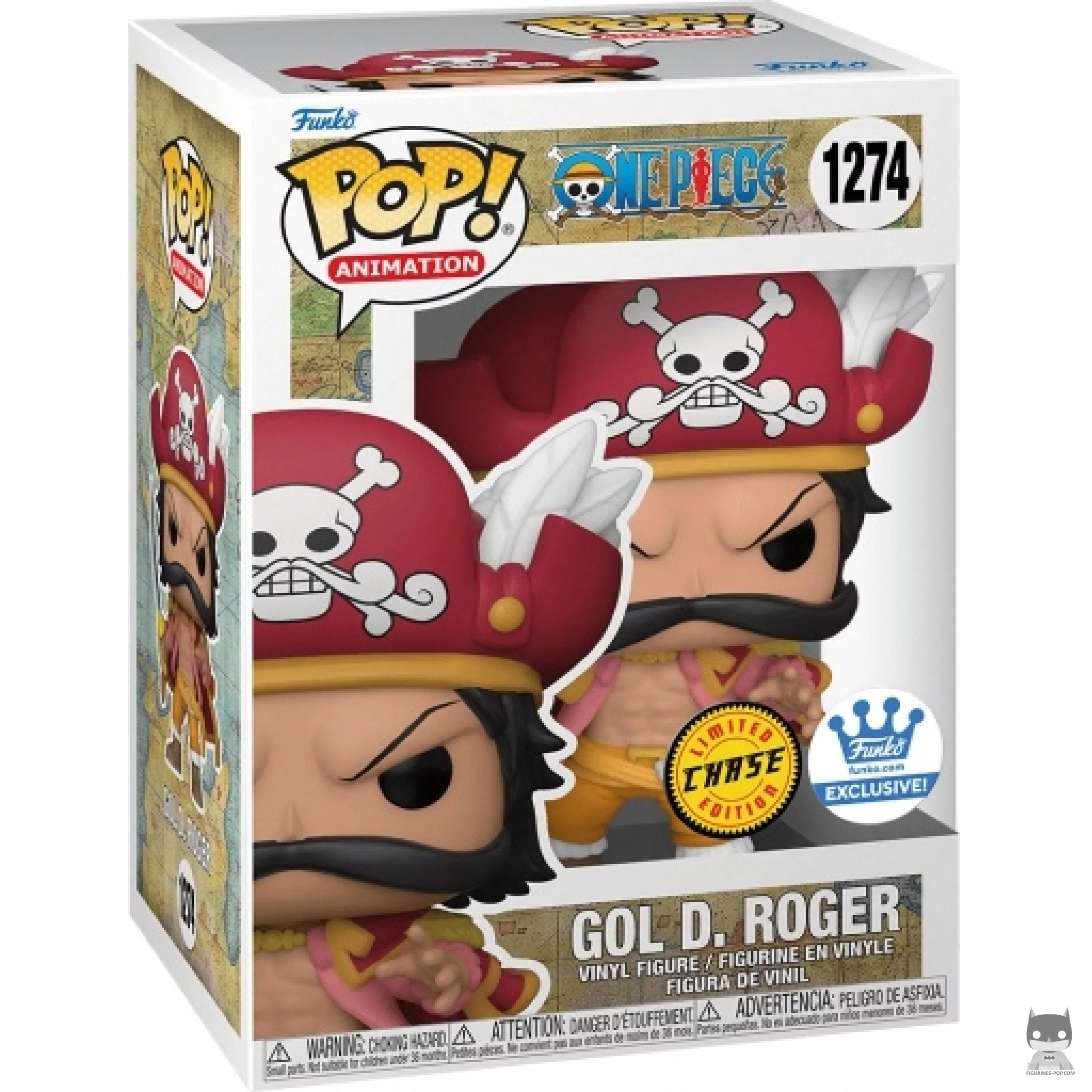 Gol D. Roger (Chase) Funko Pop! figure in its box
