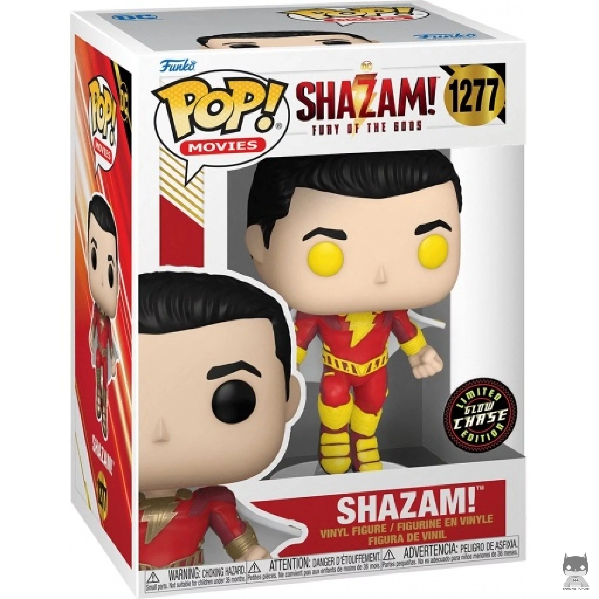 Shazam! (Chase & Glow In The Dark) Funko Pop! figure in its box