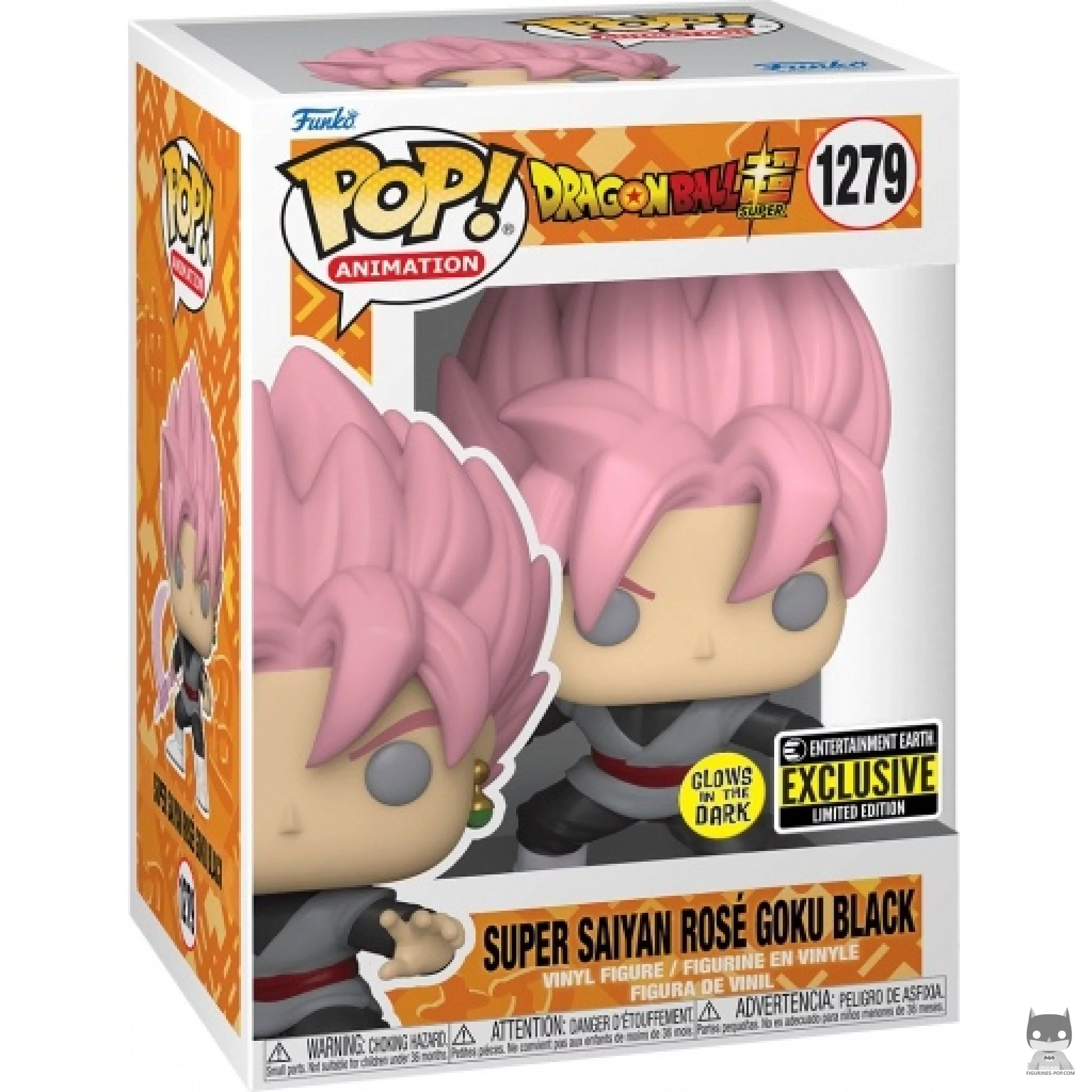 Super Saiyan Rosé Goku Black (Glow in the Dark) Funko Pop! figure in its box