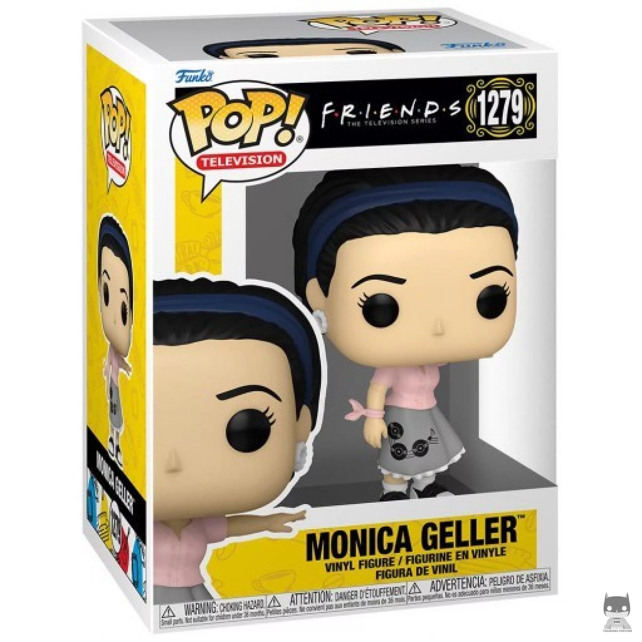 Monica Geller 50's Waitress Funko Pop! figure in its box
