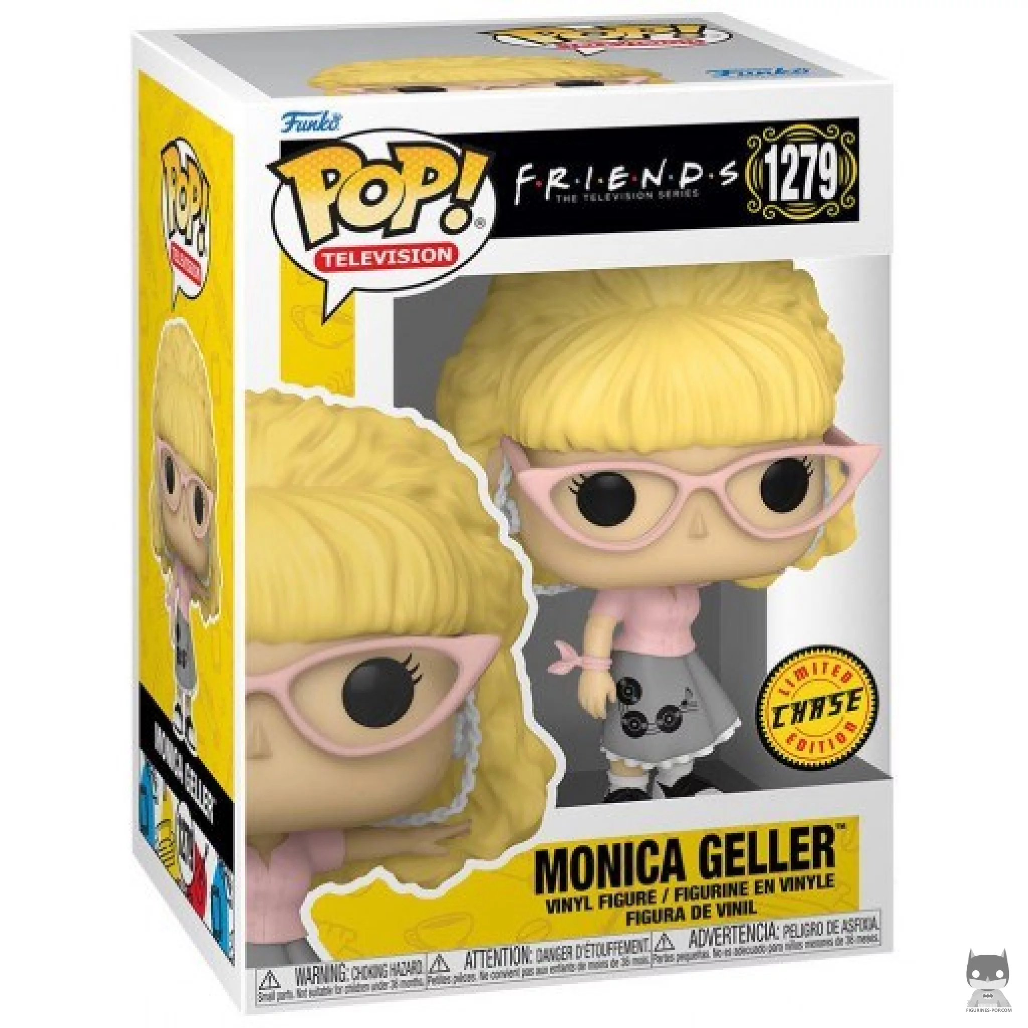 Monica Geller 50's Waitress (Chase) Funko Pop! figure in its box