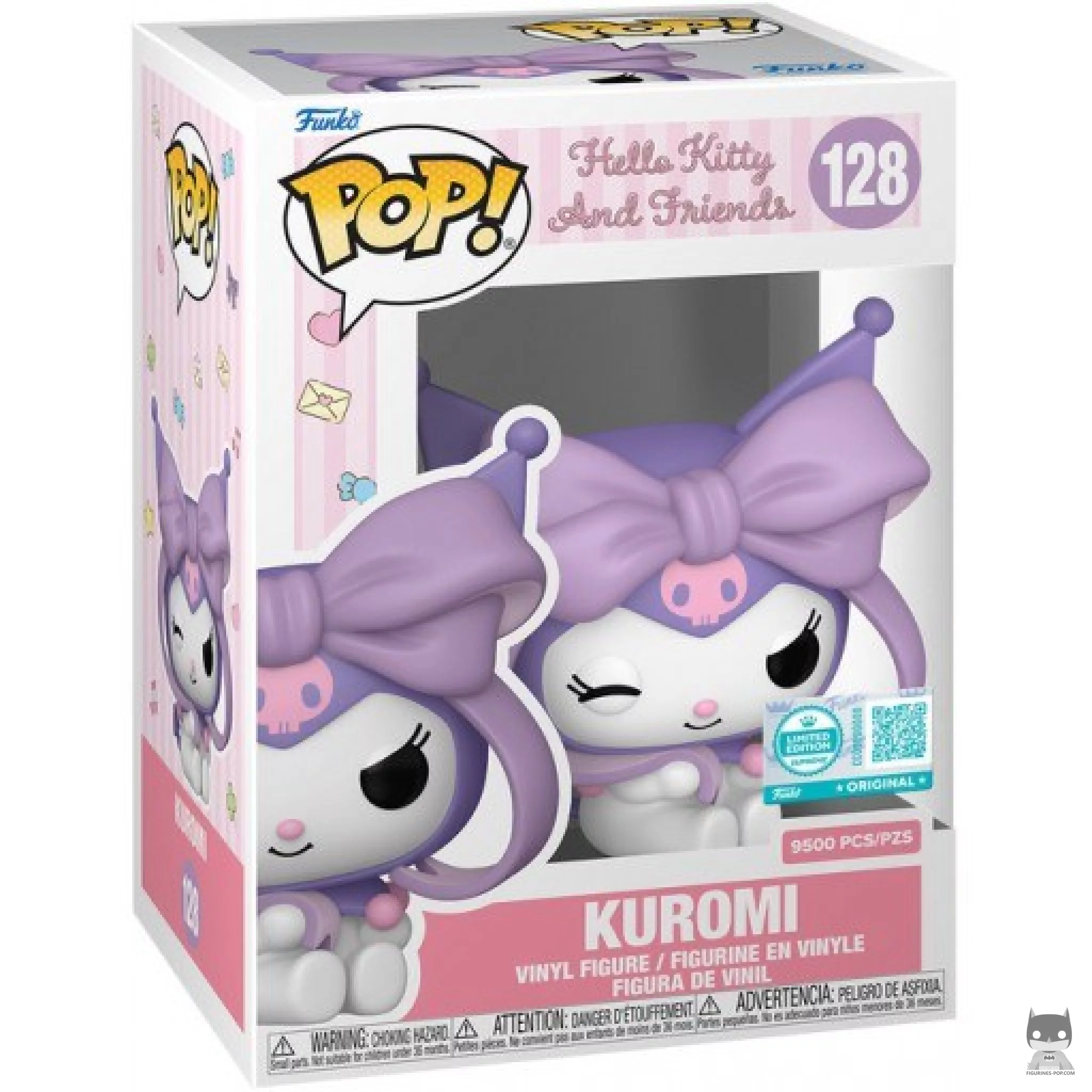 Kuromi with Bow Funko Pop! figure in its box