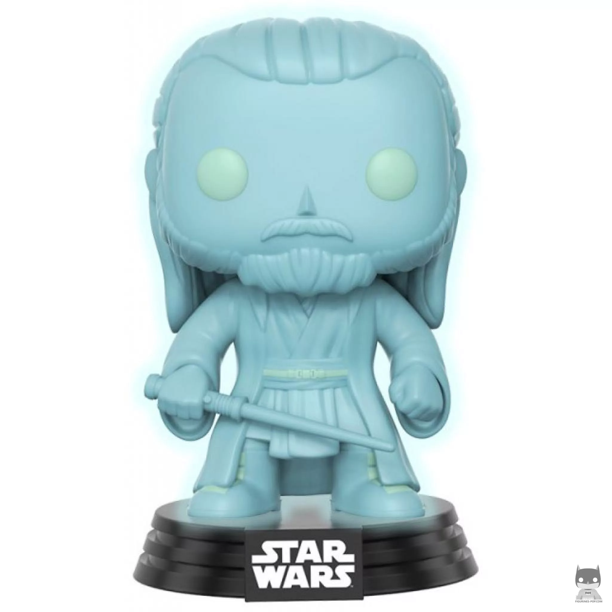 Holographic Qui Gon Jinn Funko Pop! figure (Star Wars: Episode VII, The Force Awakens)