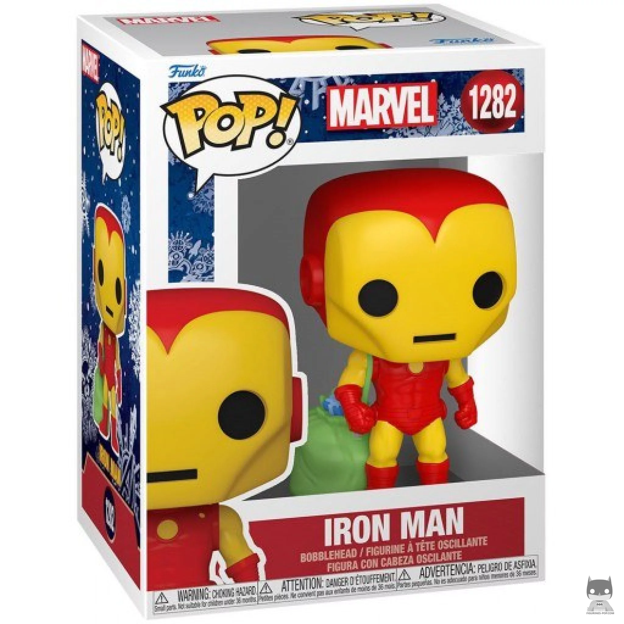 Iron Man (Holiday) Funko Pop! figure in its box