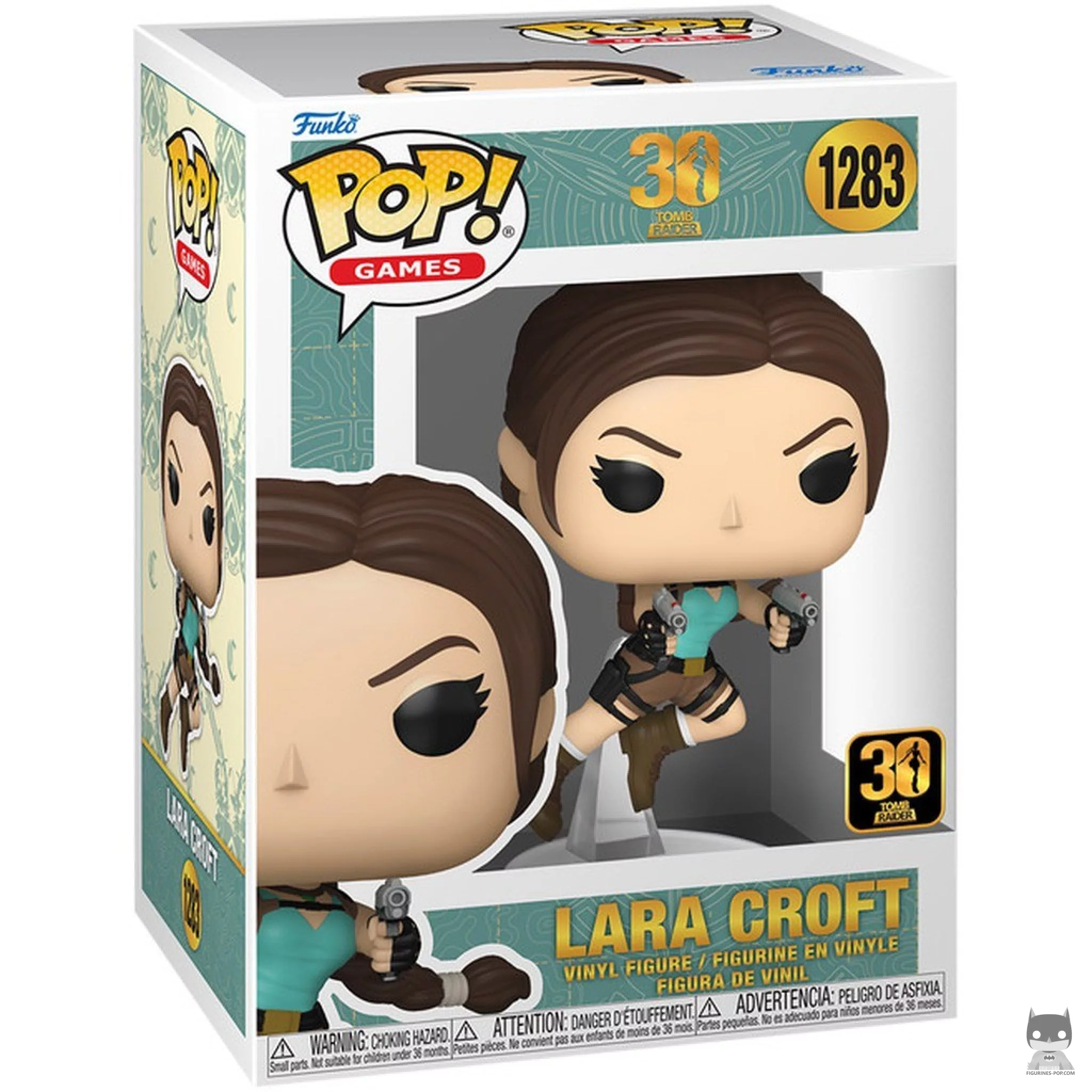 Lara Croft Funko Pop! figure in its box
