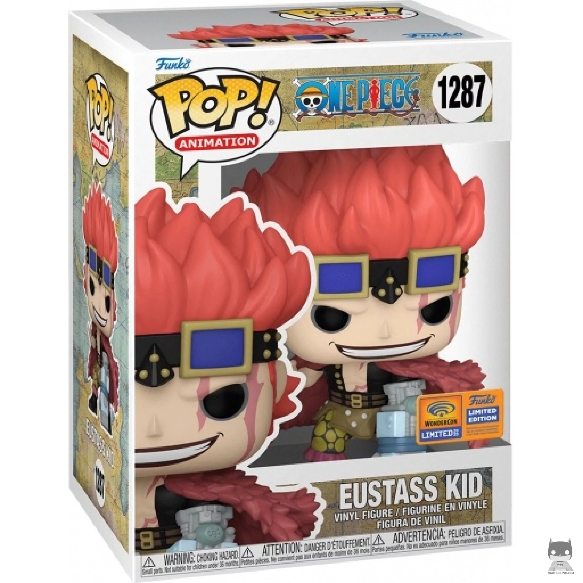 Eustass Kid Funko Pop! figure in its box