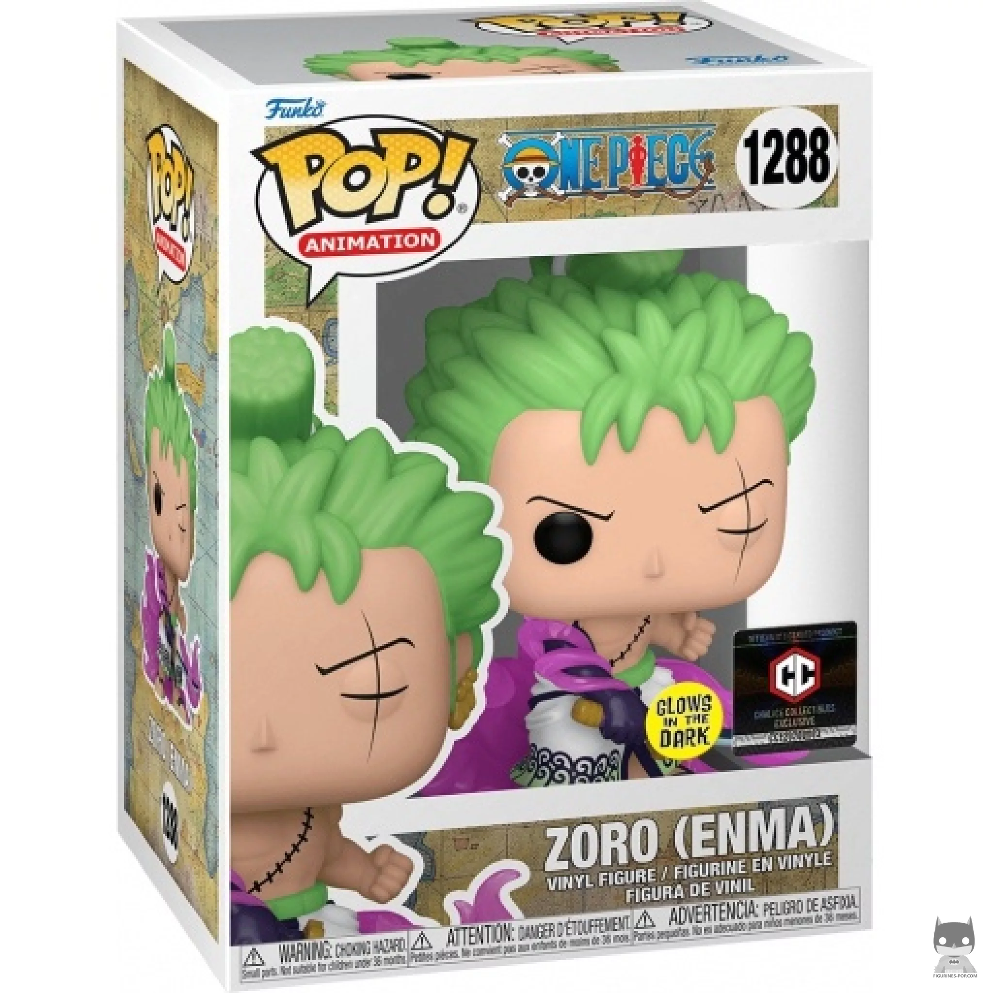 Zoro (Enma) (Glow in the Dark) Funko Pop! figure in its box