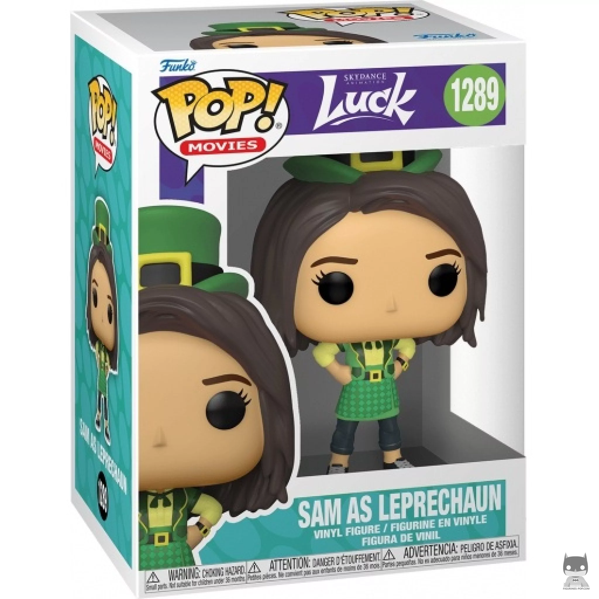 Sam as Leprechaun Funko Pop! figure in its box