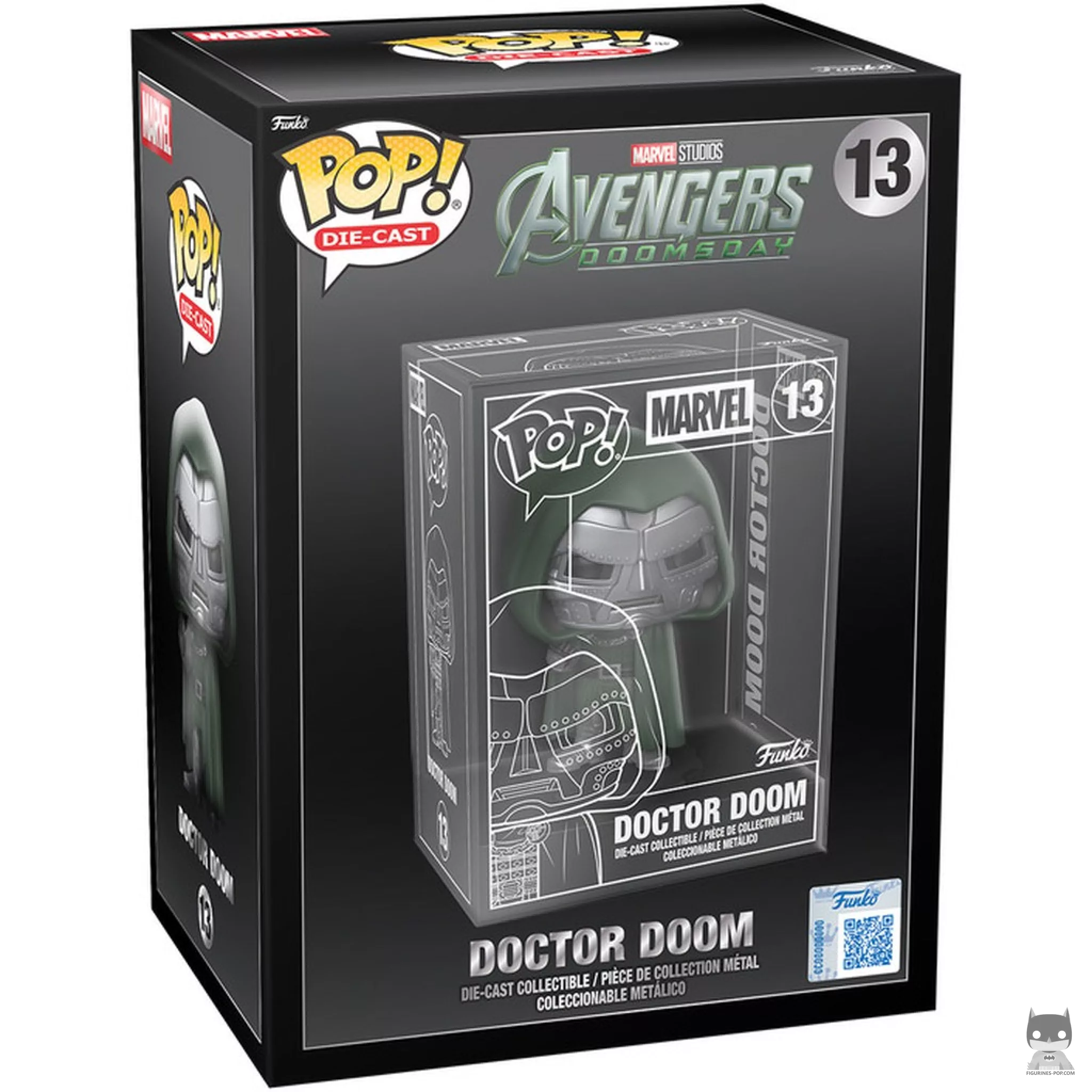 Doctor Doom Funko Pop! figure in its box