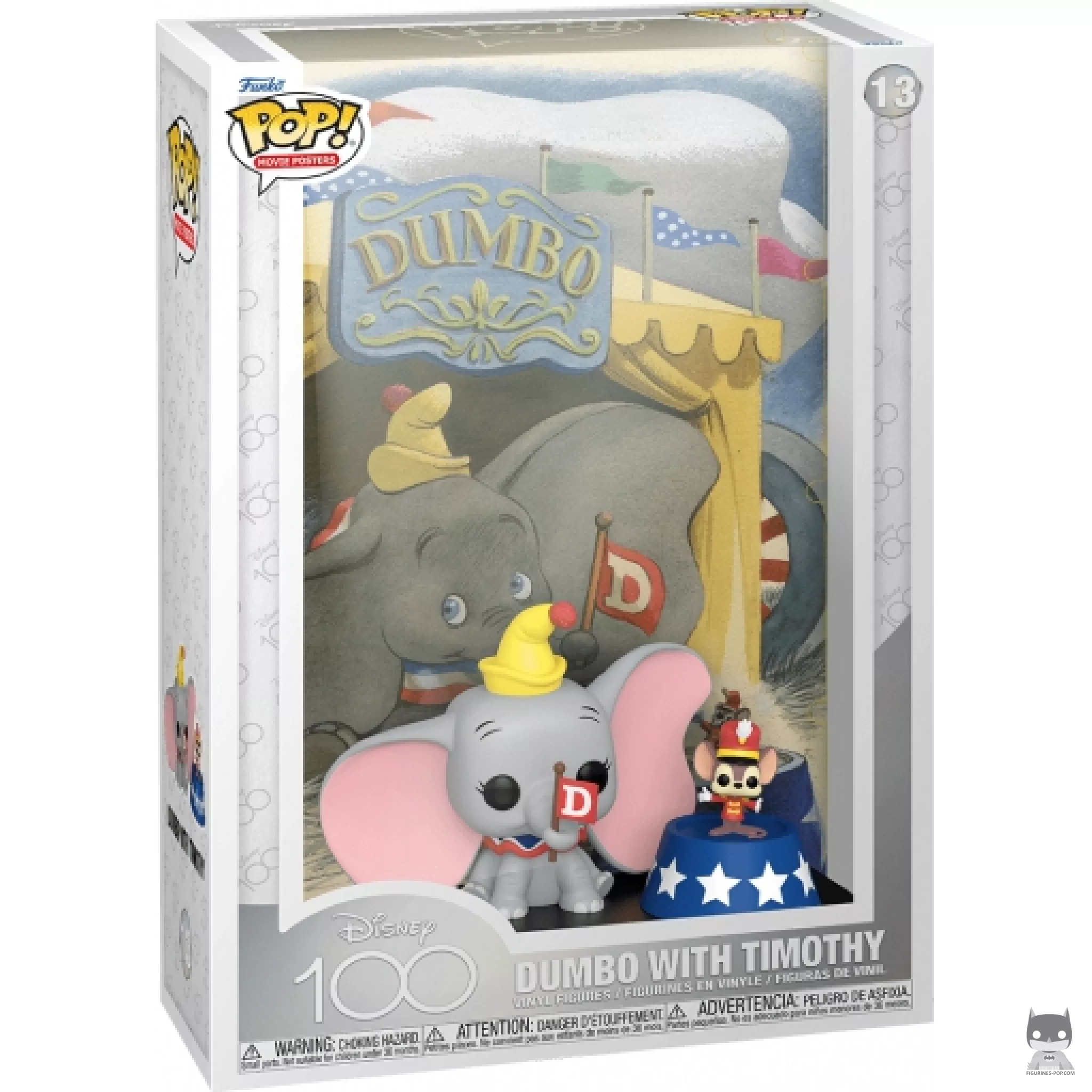 Dumbo with Timothy Funko Pop! figure in its box