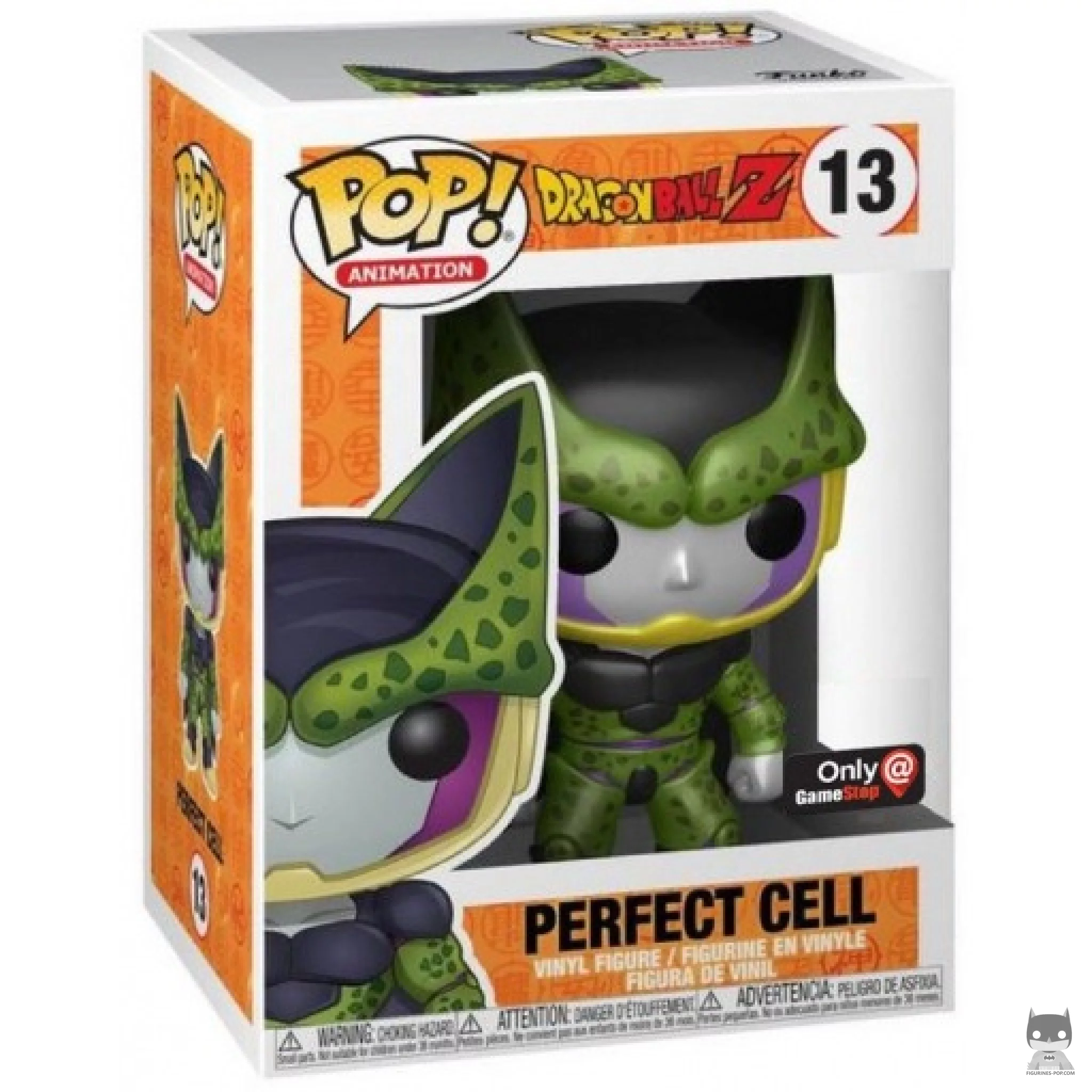 Perfect Cell (Metallic) Funko Pop! figure in its box