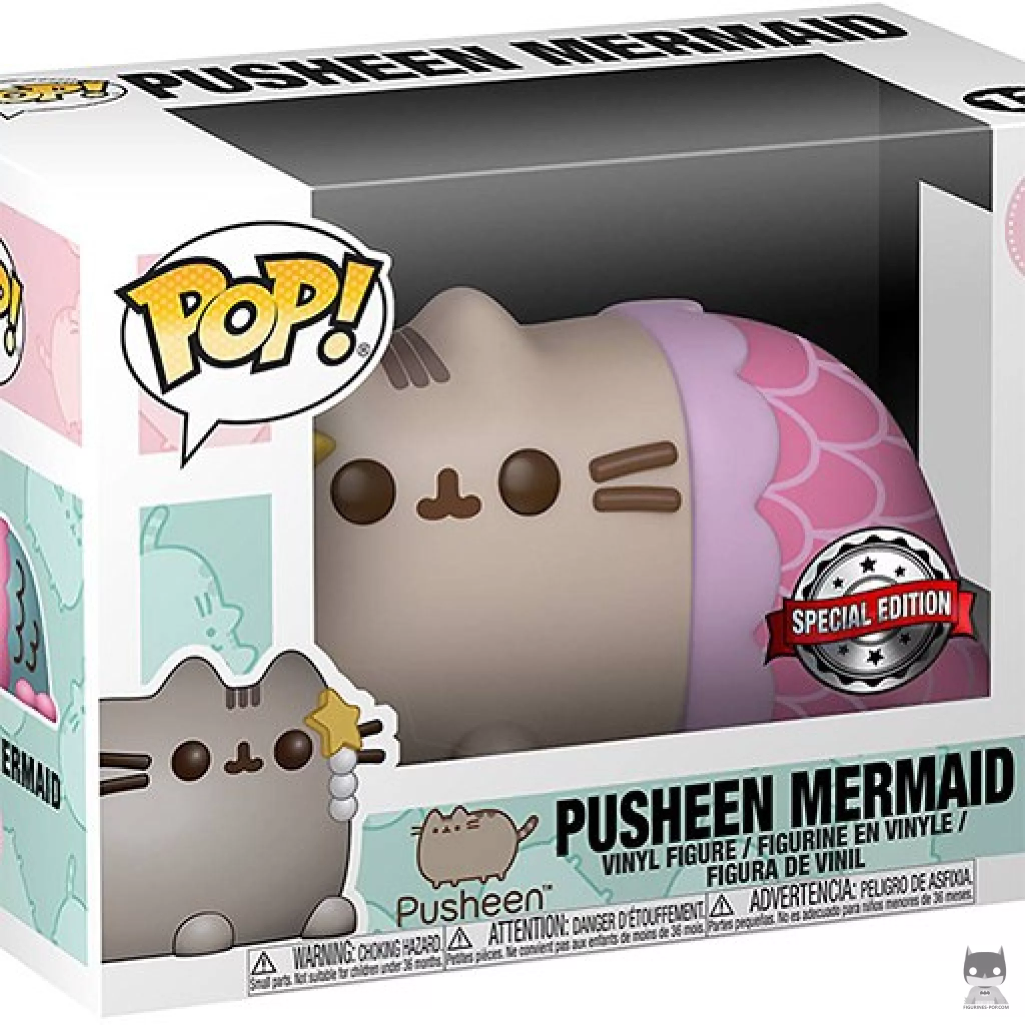 Pusheen Mermaid (Pink) Funko Pop! figure in its box