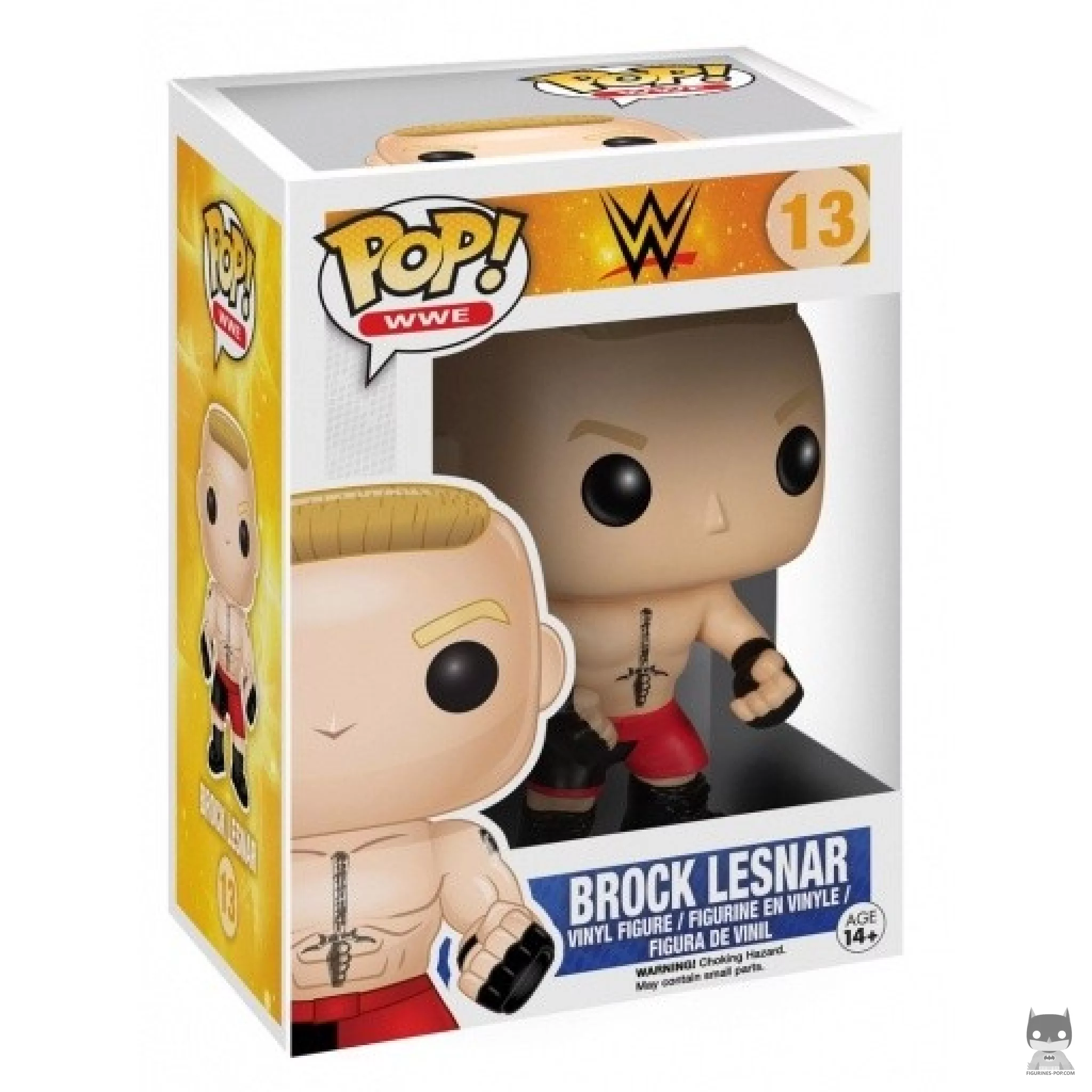 Brock Lesnar Funko Pop! figure in its box