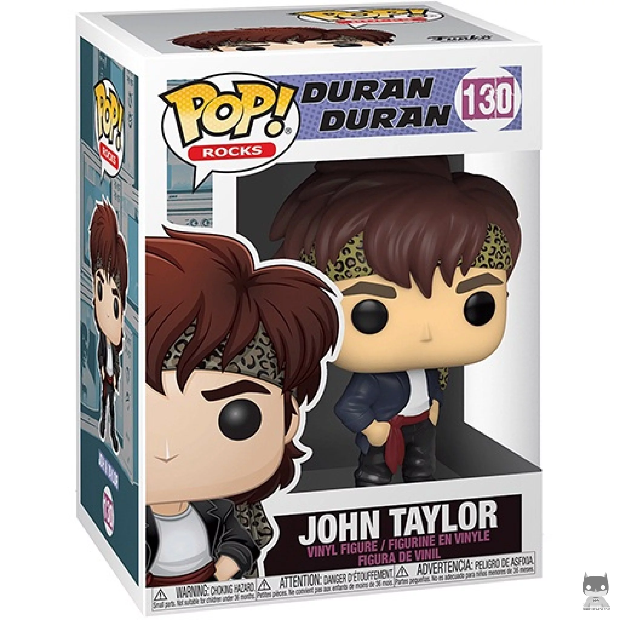 John Taylor Funko Pop! figure in its box
