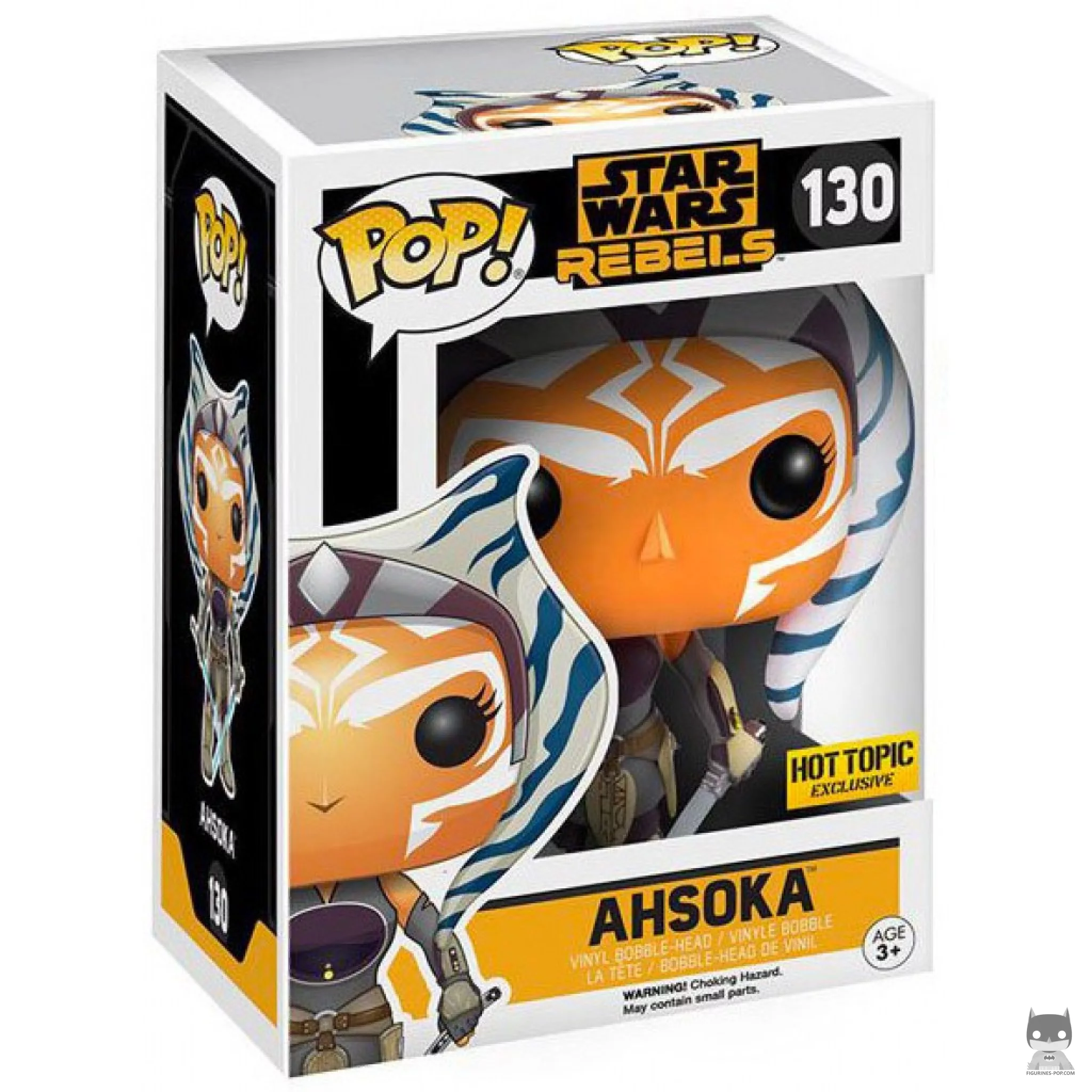 Ahsoka Funko Pop! figure in its box