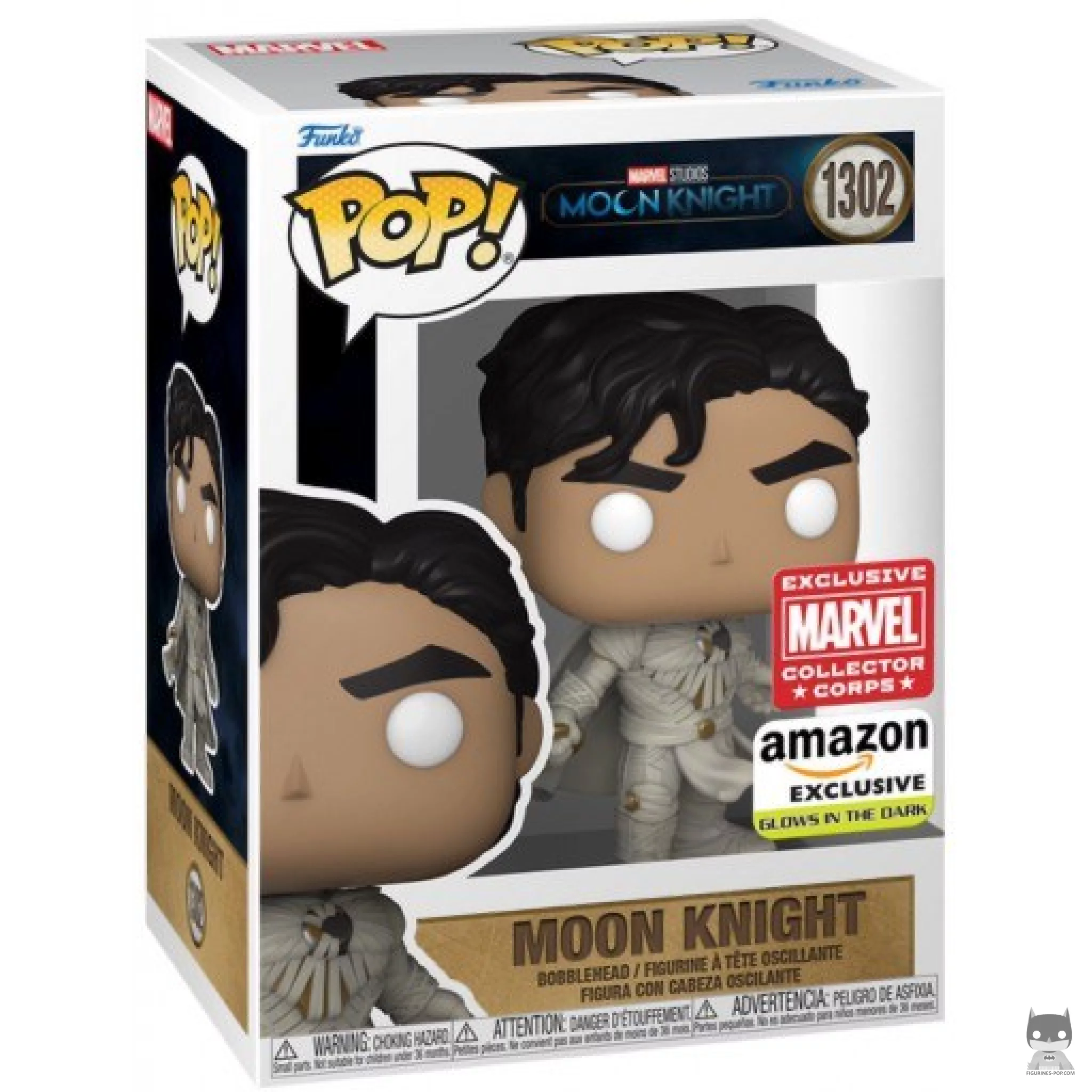 Moon Knight (Glow in the Dark) Funko Pop! figure in its box