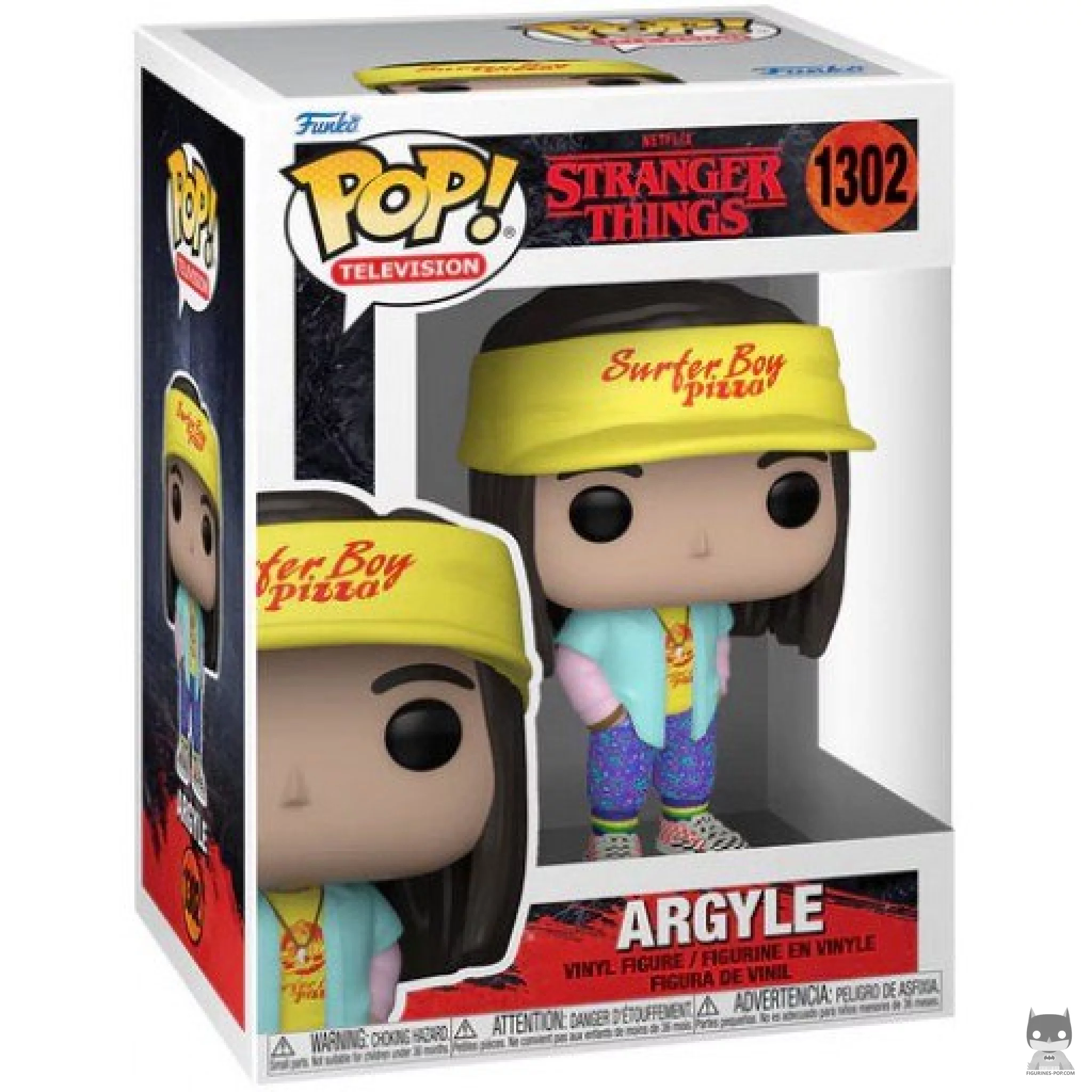 Argyle Funko Pop! figure in its box