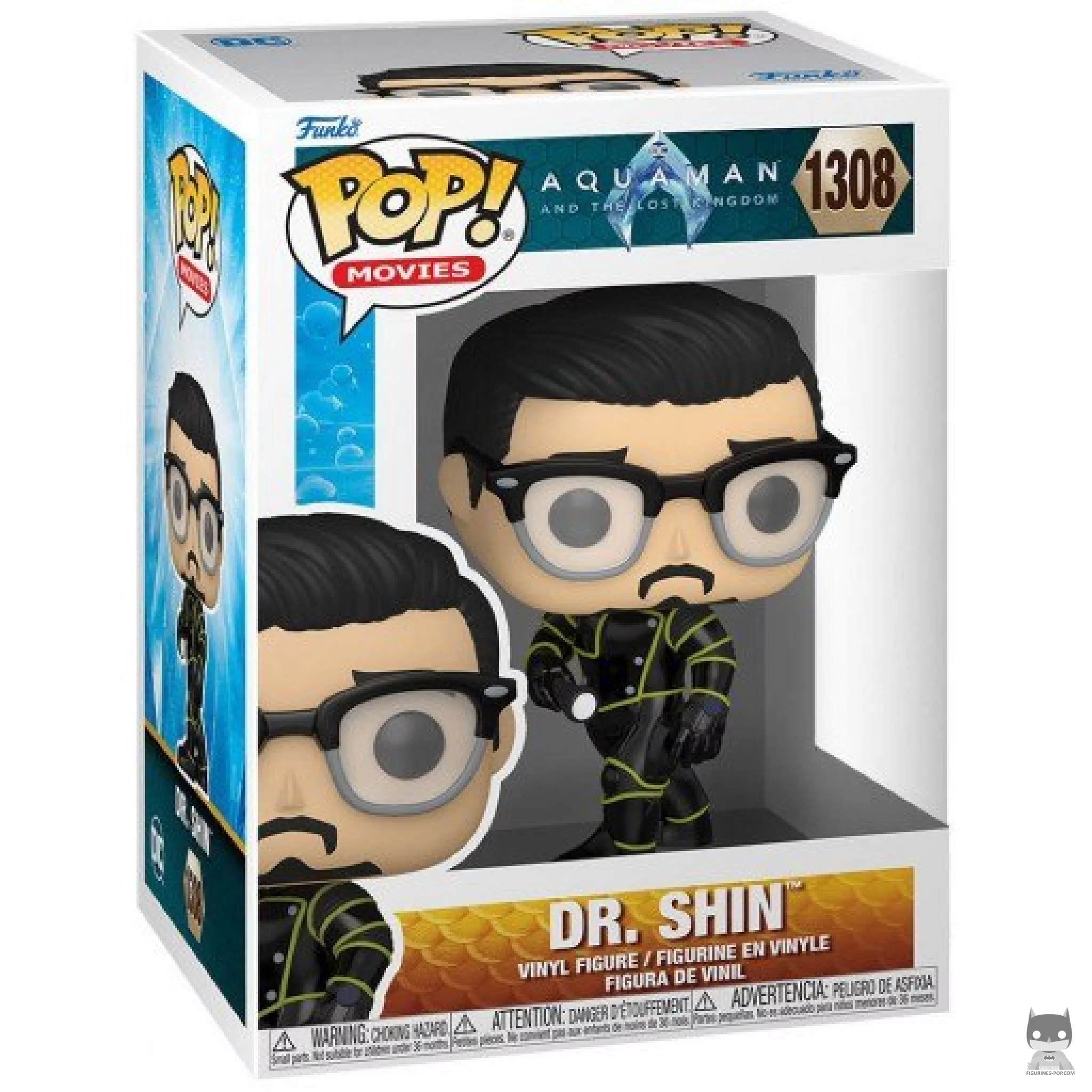 Dr. Shin Funko Pop! figure in its box