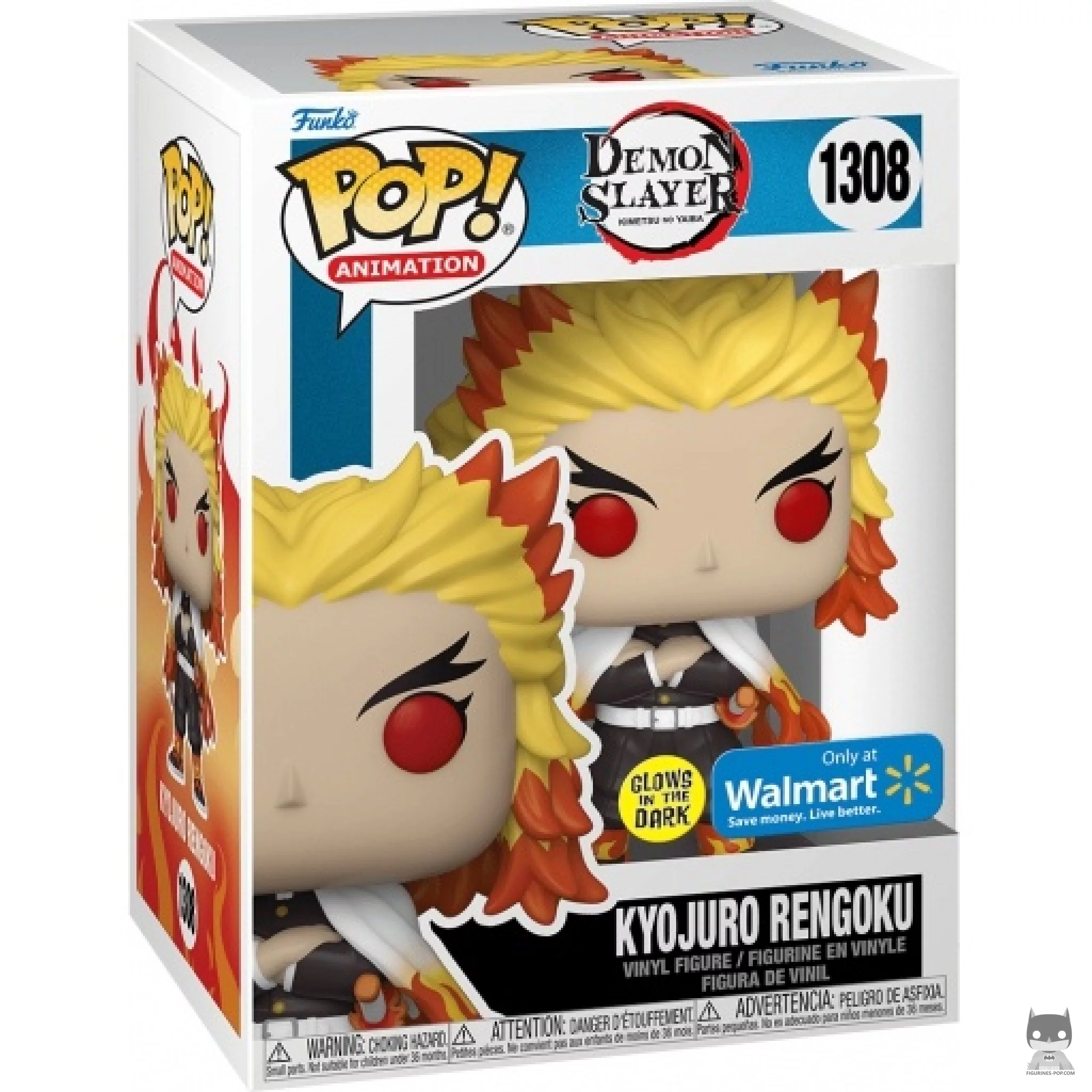 Kyojuro Rengoku (Glow in the Dark) Funko Pop! figure in its box