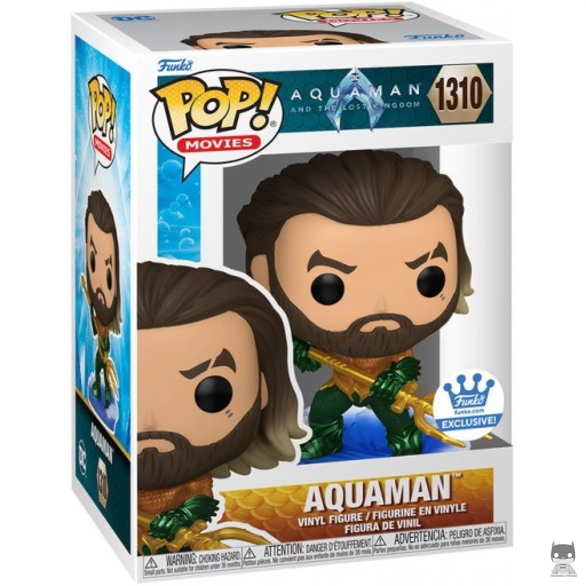 Aquaman Funko Pop! figure in its box