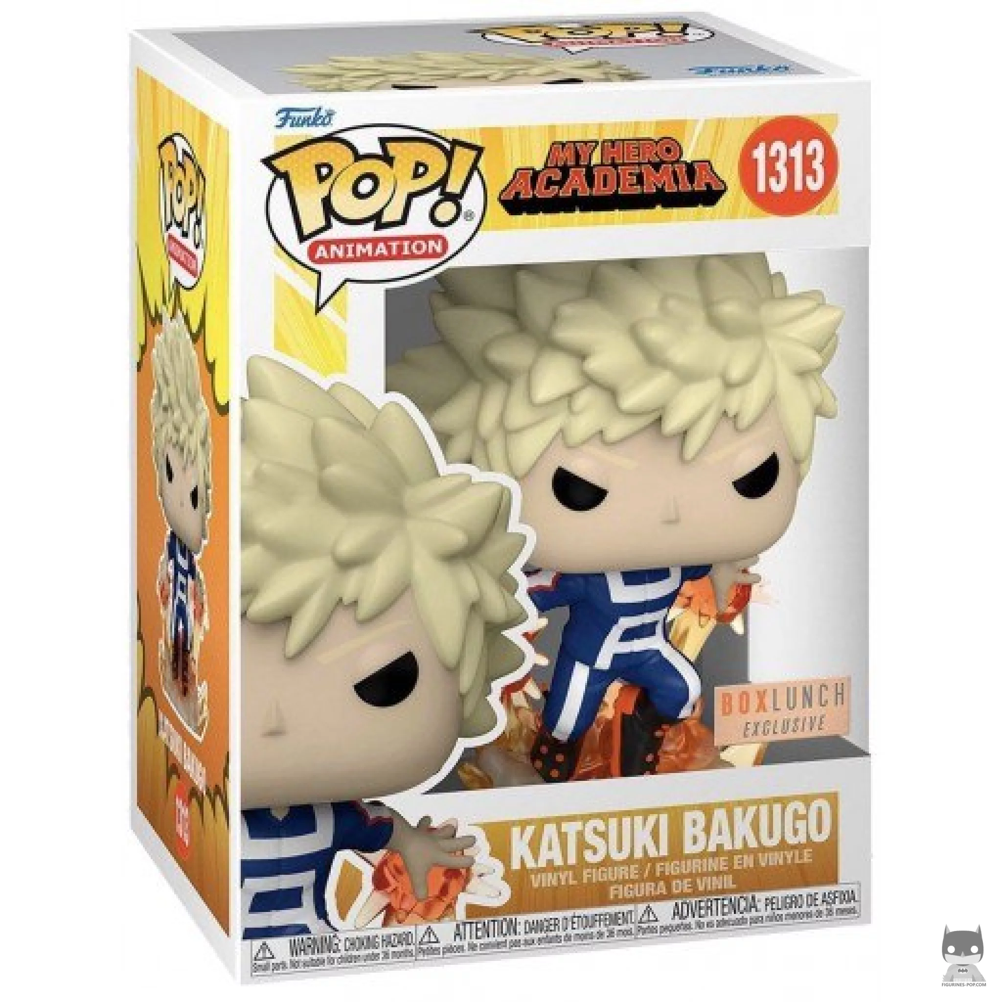 Katsuki Bakugo Funko Pop! figure in its box