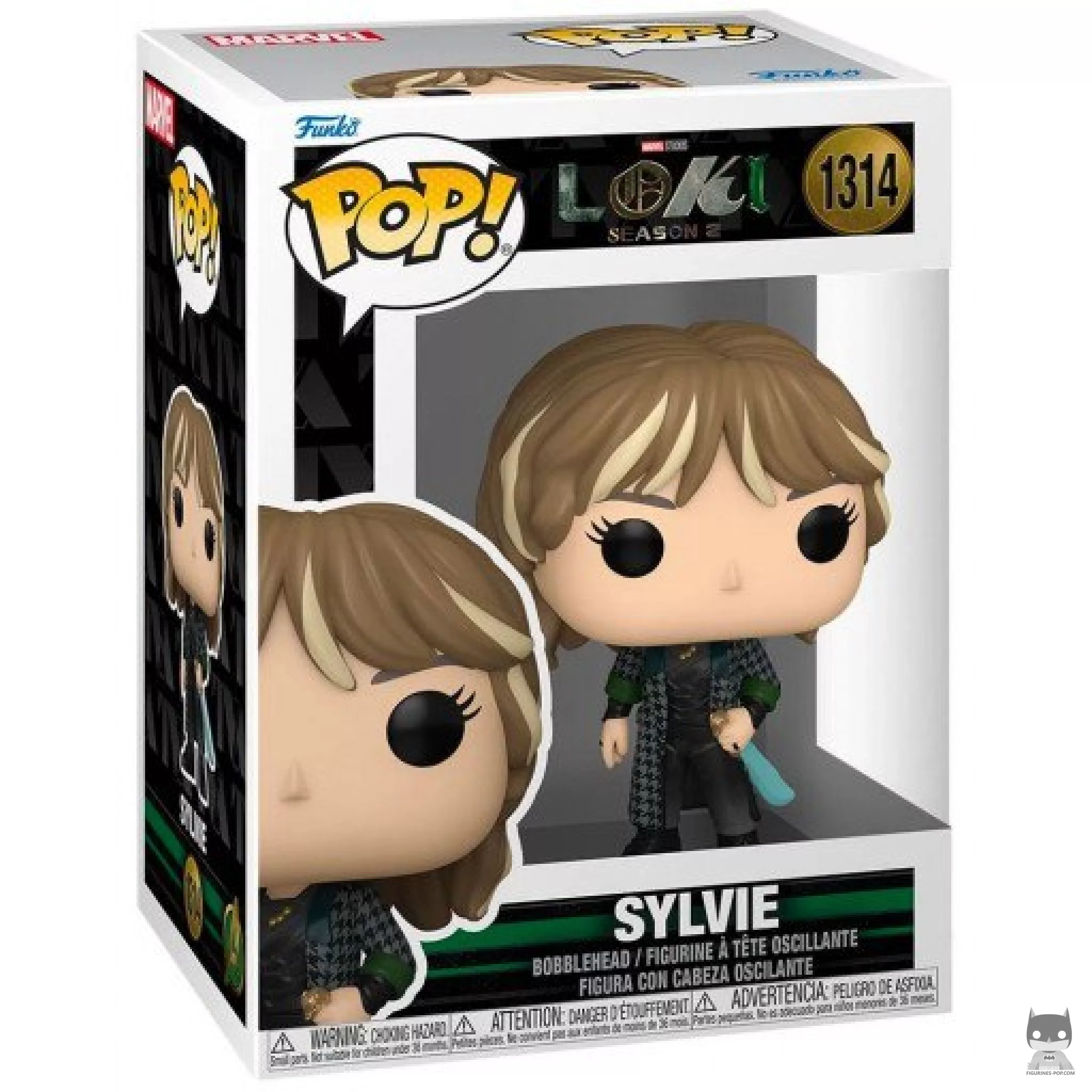 Sylvie Funko Pop! figure in its box